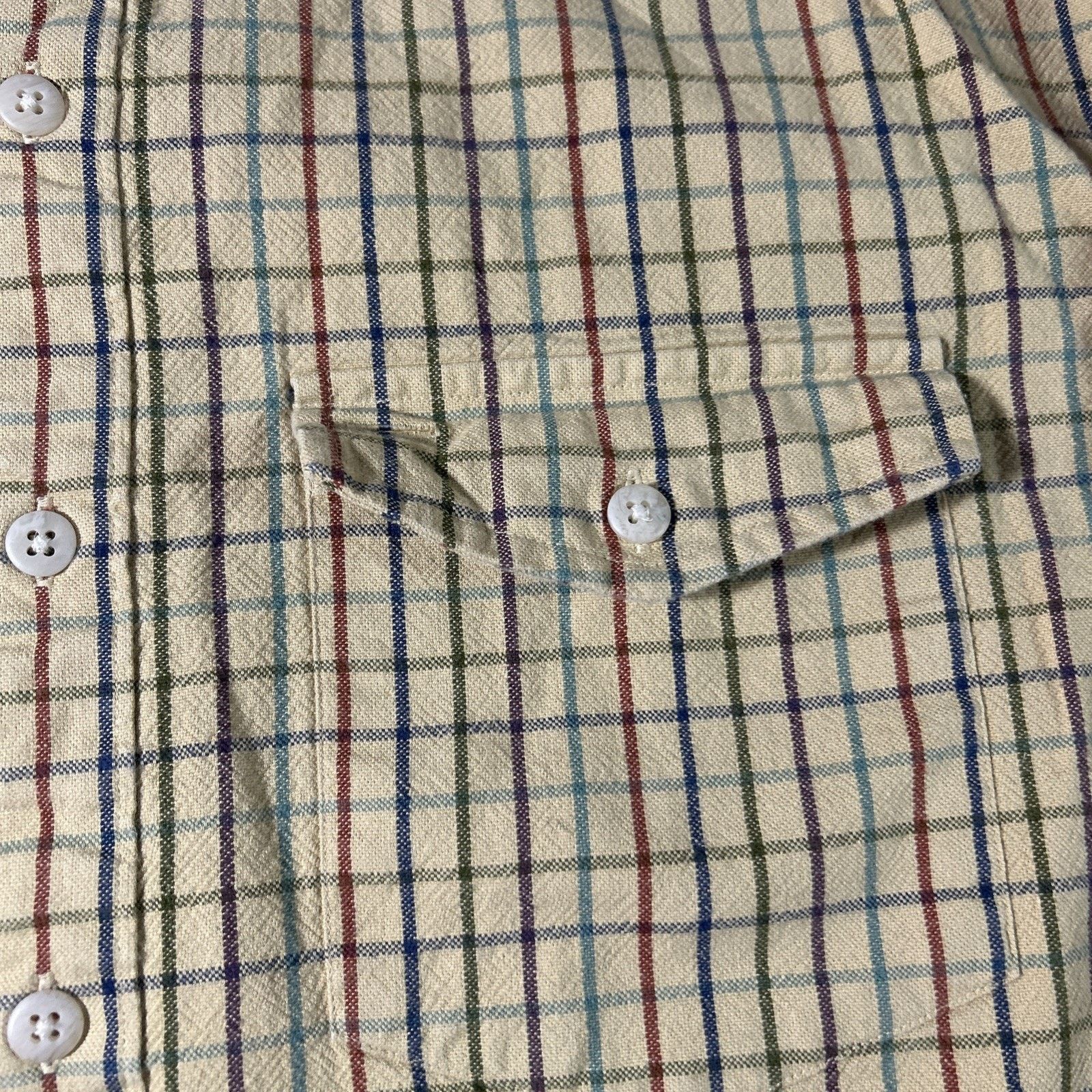 L.L. Bean LL Bean Thick Flannel Button Up Men Large Barn Rugby Match Size US L / EU 52-54 / 3 - 5 Thumbnail