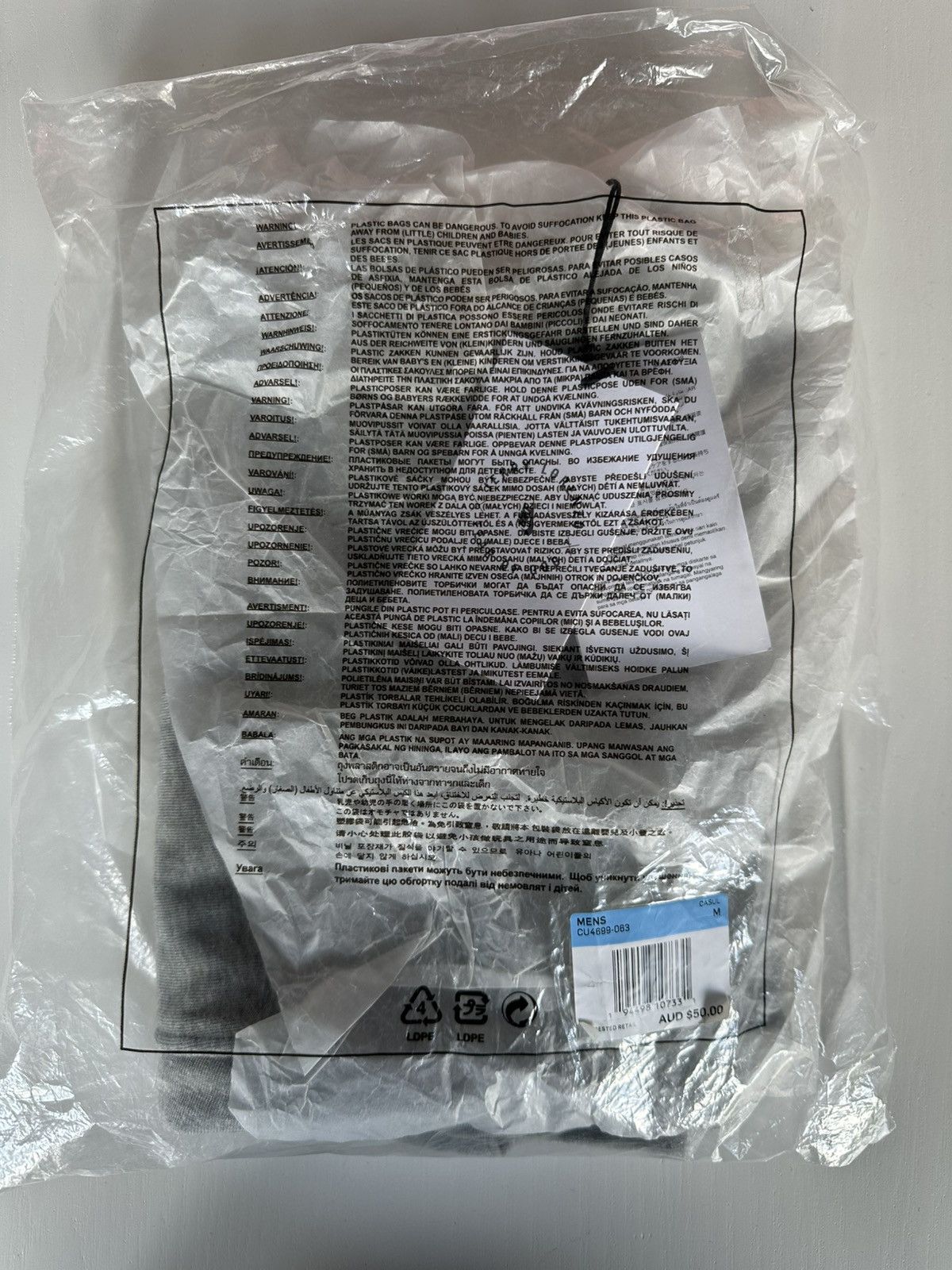 Fear of God × Nike Fear Of God x Nike NBA Warm Up T-Shirt Dark Heather Grey Size US M / EU 48-50 / 2 - 5 Thumbnail