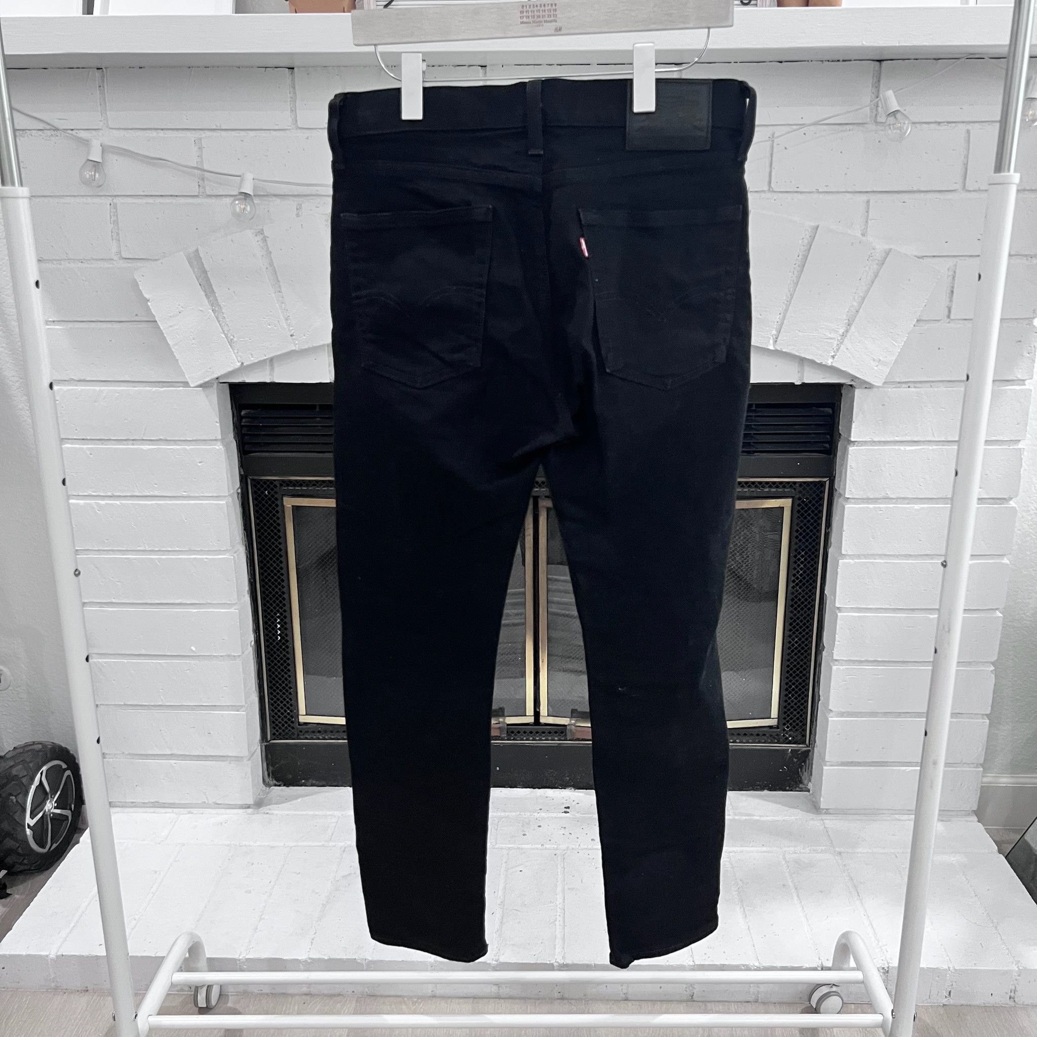 Levi's Black Levi's Slim Fit 32 x 30 Denim Jeans Pants Size US 30 / EU 46 - 3 Thumbnail