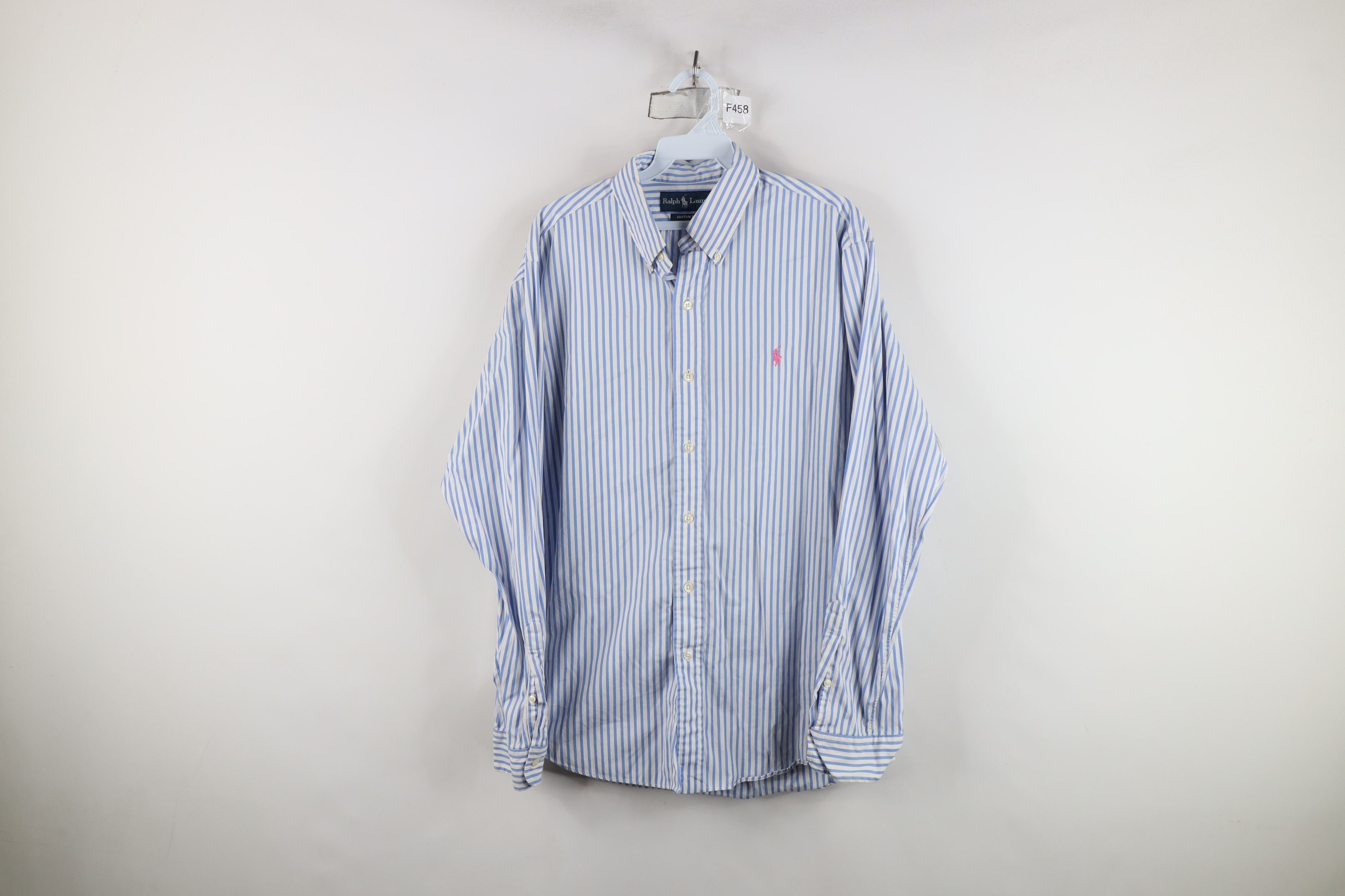 Polo Ralph Lauren Vintage 90s Ralph Lauren Fit Striped Button Down Shirt Size US L / EU 52-54 / 3 - 1 Thumbnail