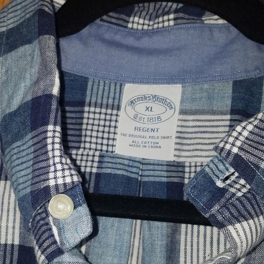 Brooks Brothers Brooks Brothers Regent Button Down Shirt Size XL Size US XL / EU 56 / 4 - 2 Thumbnail