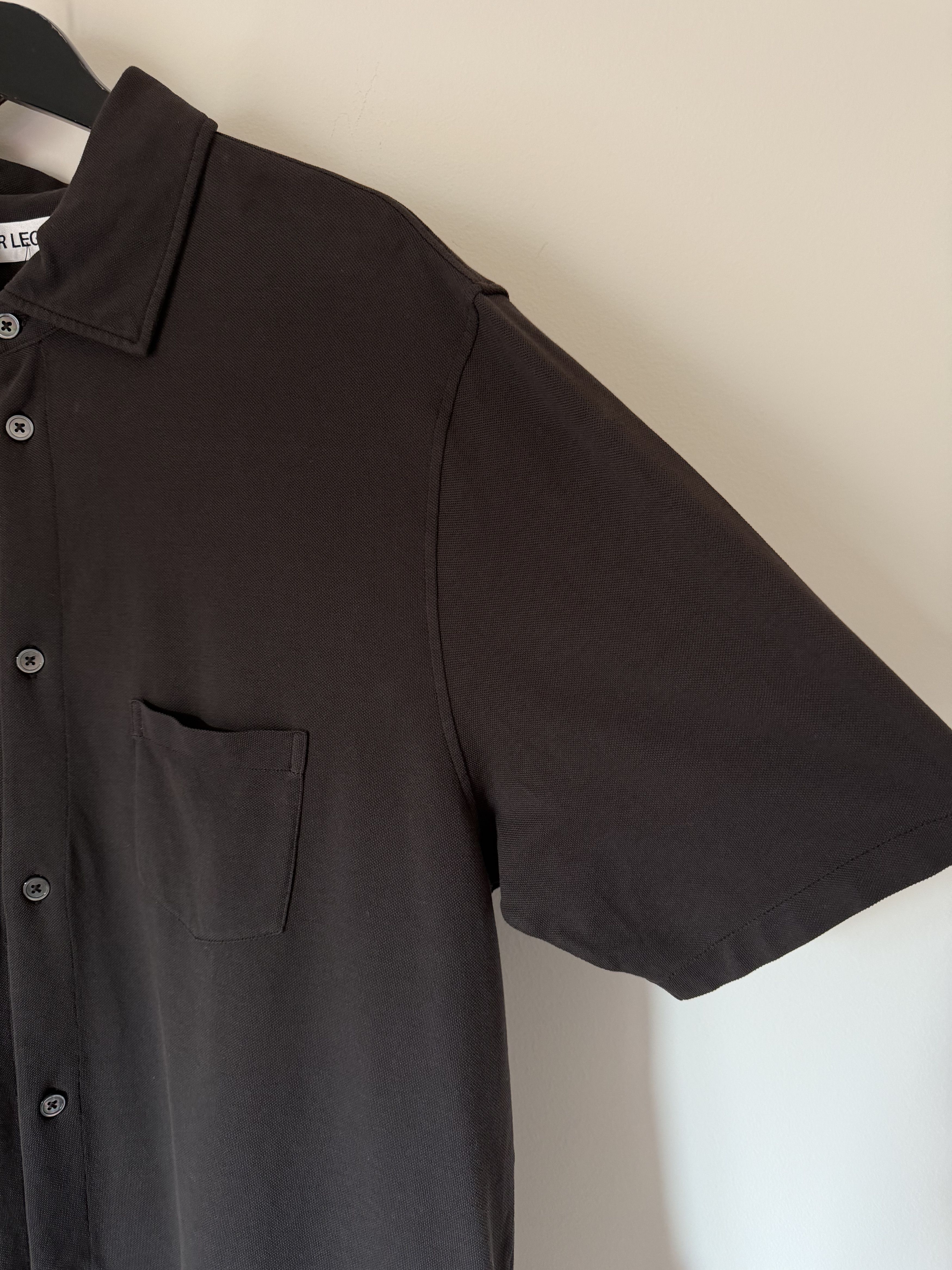 Our Legacy Our Legacy Analog Short Sleeve Shirt in Deep Brown Size US M / EU 48-50 / 2 - 4 Thumbnail
