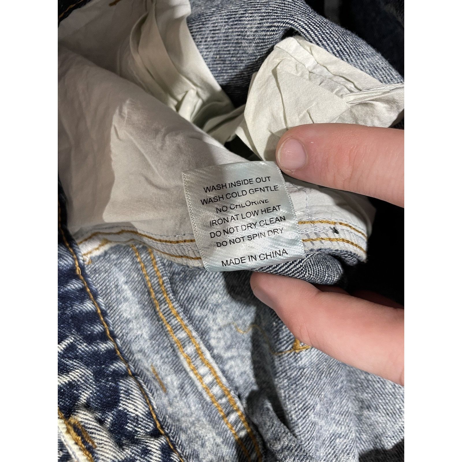 Vale VALE FOREVER RAIN CLASSIC DENIM SIZE 36 NEW Size US 36 / EU 52 - 4 Thumbnail