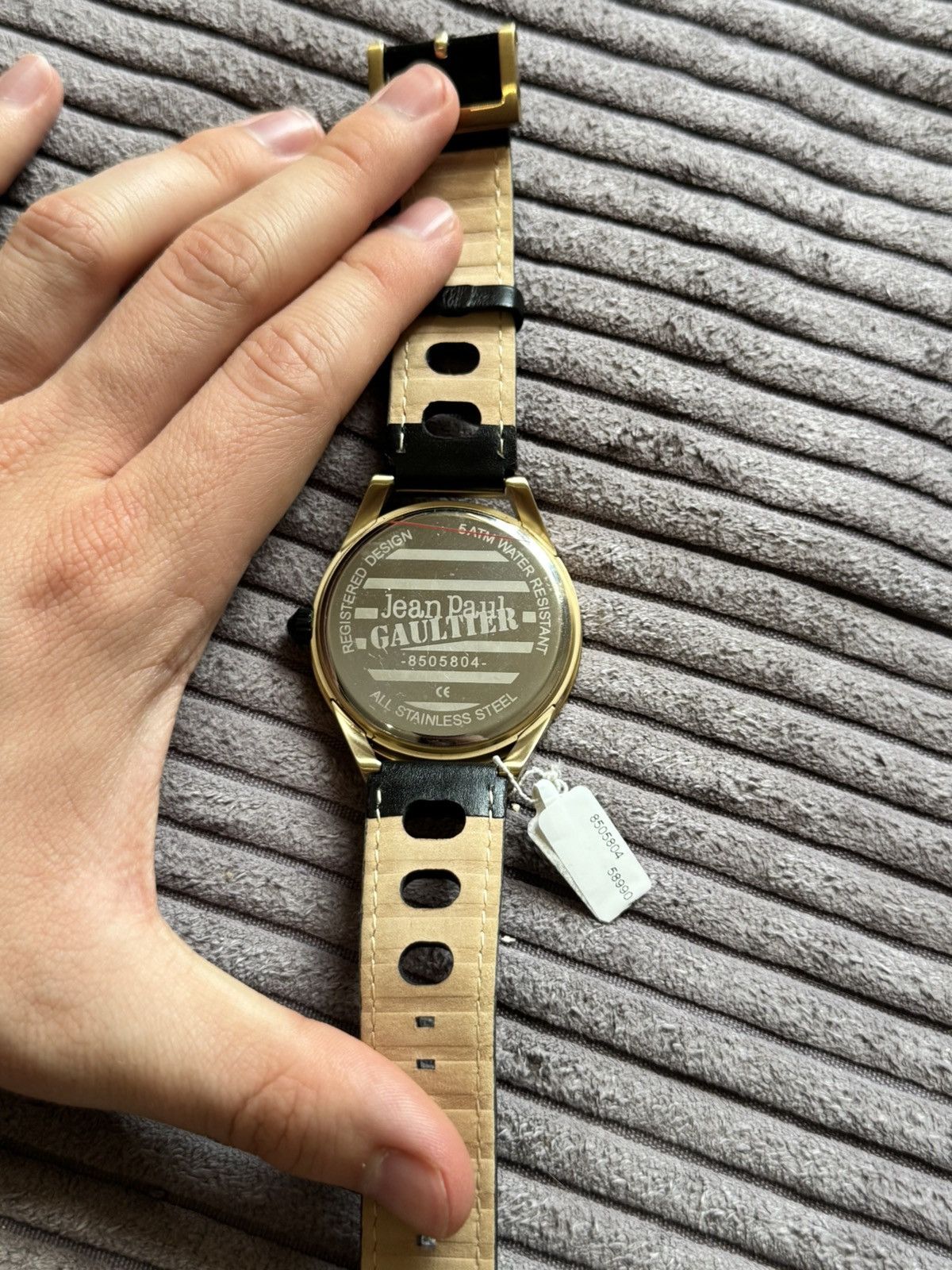 Jean Paul Gaultier Jean Paul Gaultier Archive Black Gold Man Watch Grail JPG Size ONE SIZE - 5 Thumbnail