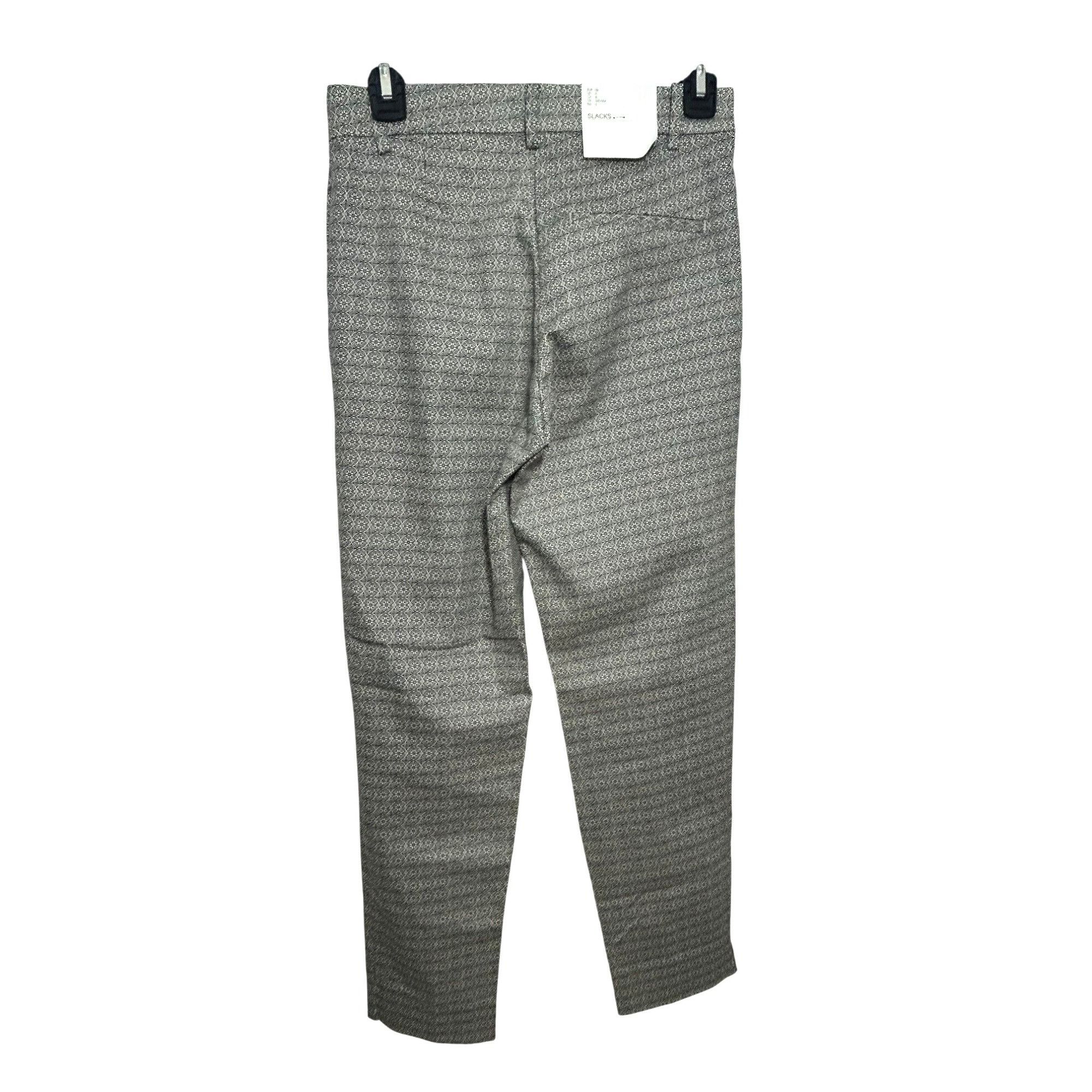 H&M H&M Women’s Ankle Pants 6 Black White Geometric Tapered Zip Size 28" / US 6 / IT 42 - 2 Thumbnail
