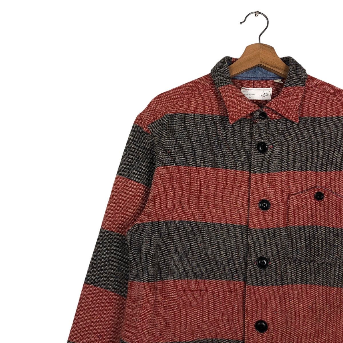 45rpm 🔥Vintage Chore Hickory Jacket Choloro Japan Made Size US M / EU 48-50 / 2 - 7 Thumbnail