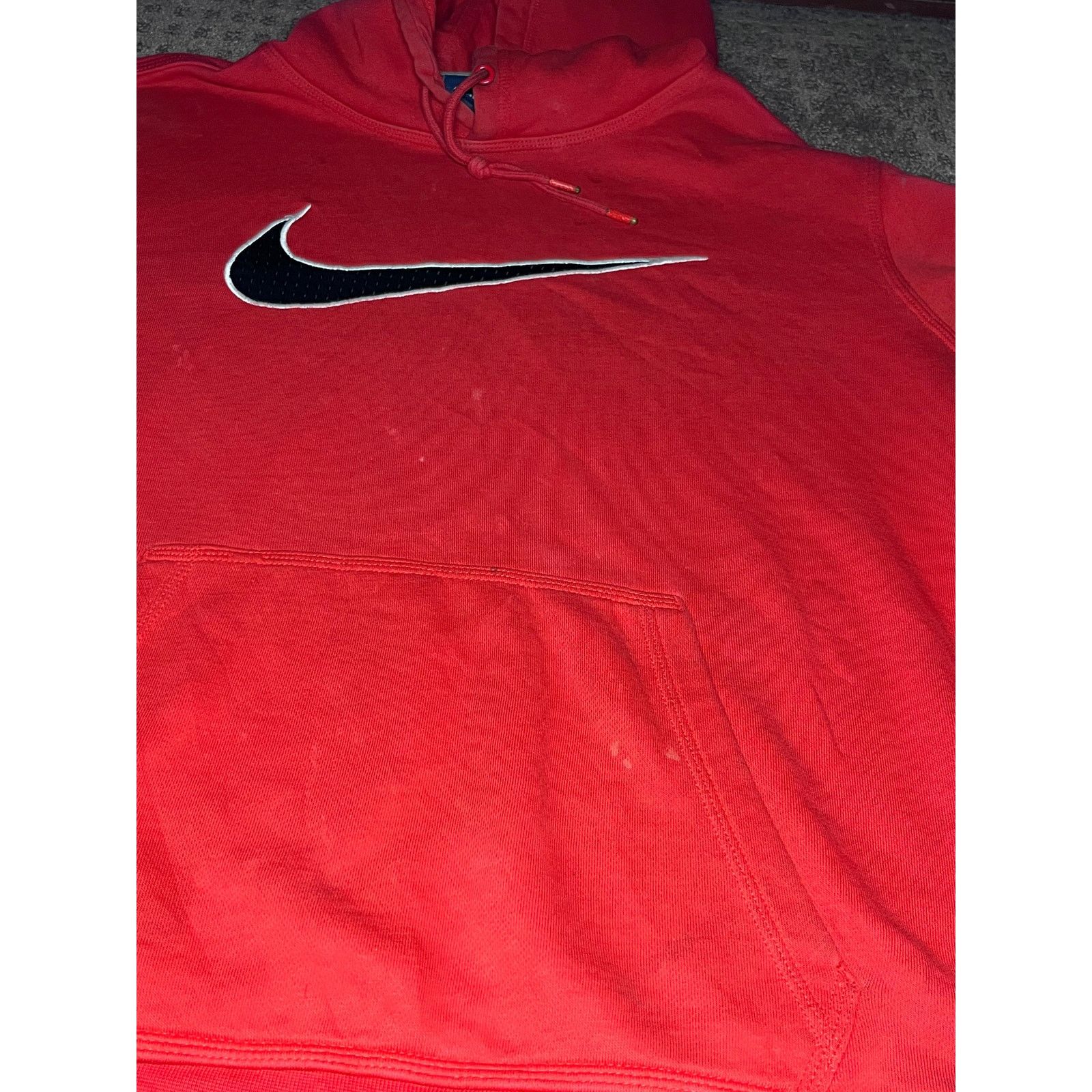 Nike 👟 Nike Swoosh Logo Pullover Hoodie –With Red Color Size M Size US M / EU 48-50 / 2 - 4 Thumbnail