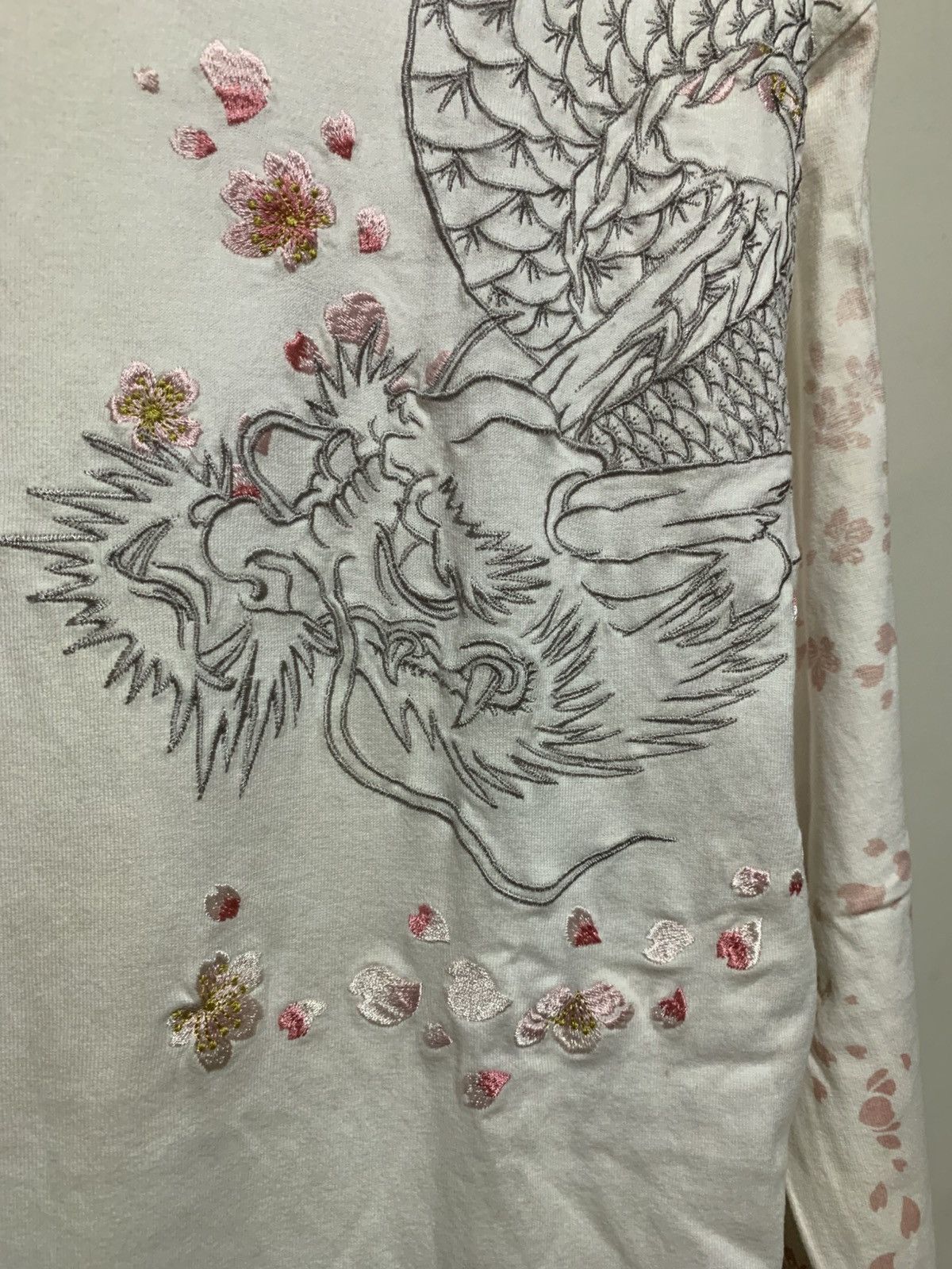 14th Addiction Vintage Y2K Dragon AOP Embroidered Yakuza Longsleeve Tee Size US L / EU 52-54 / 3 - 11 Thumbnail
