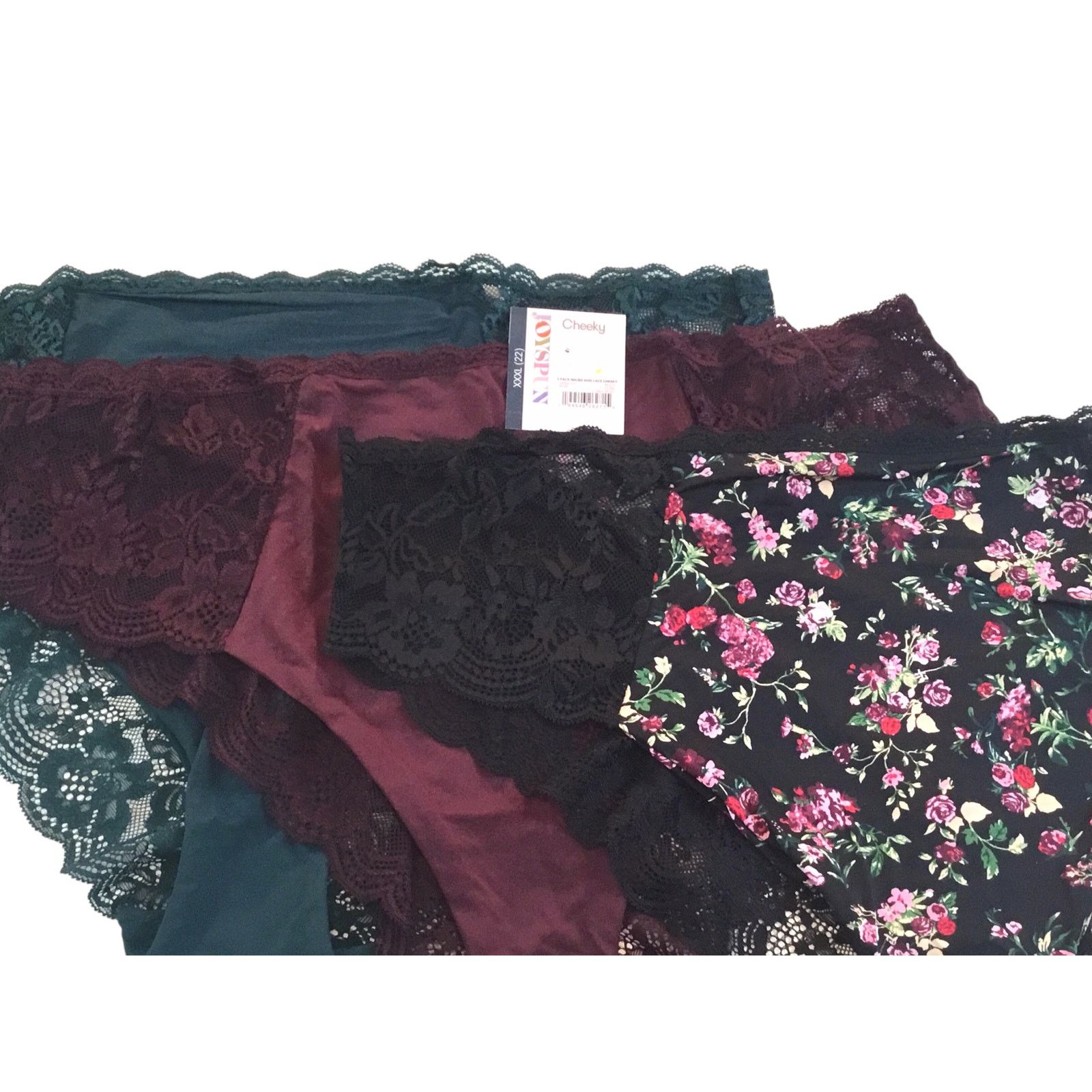 Other Joyspun Panties NWT 3/Pk Lace/Micro Assortment Size 3XL New Size US XXL / EU 58 / 5 - 2 Thumbnail