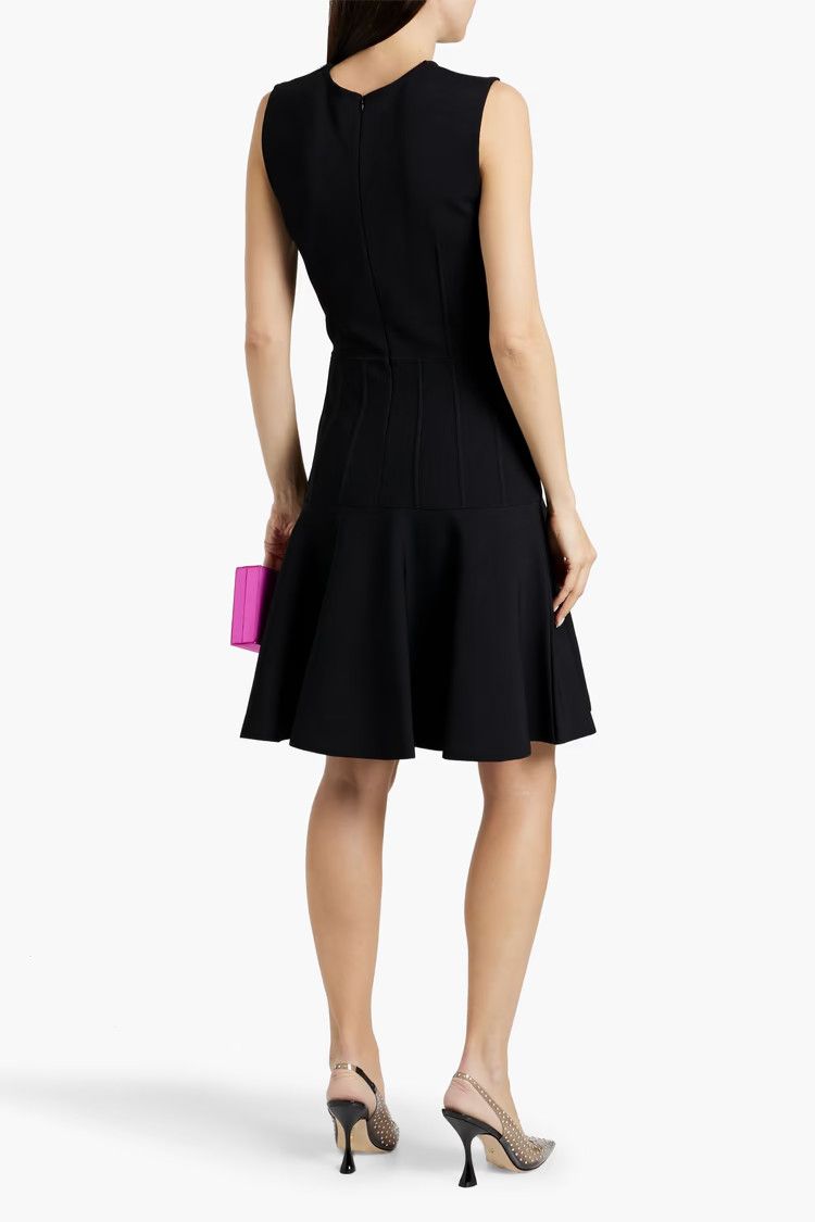 Valentino o1y0326 Mini Dress in Black Size L / US 10 / IT 46 - 3 Thumbnail