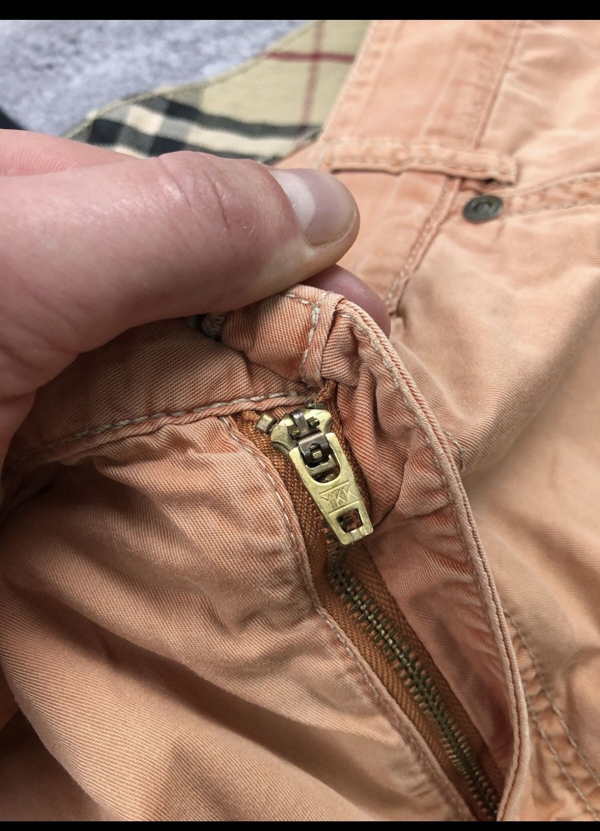 Burberry BURBERRY Vintage Streetwear Luxury Orange Pants Y2k Woman's Size 29" - 12 Thumbnail