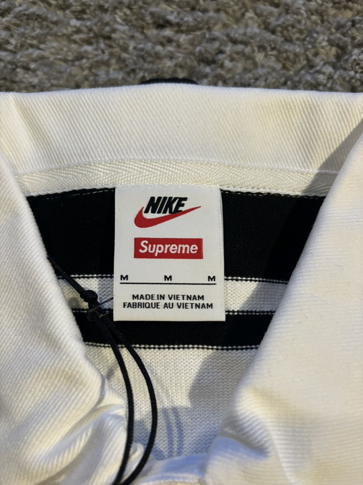 Nike × Supreme Supreme Nike Stripe Rugby Size US M / EU 48-50 / 2 - 5 Thumbnail