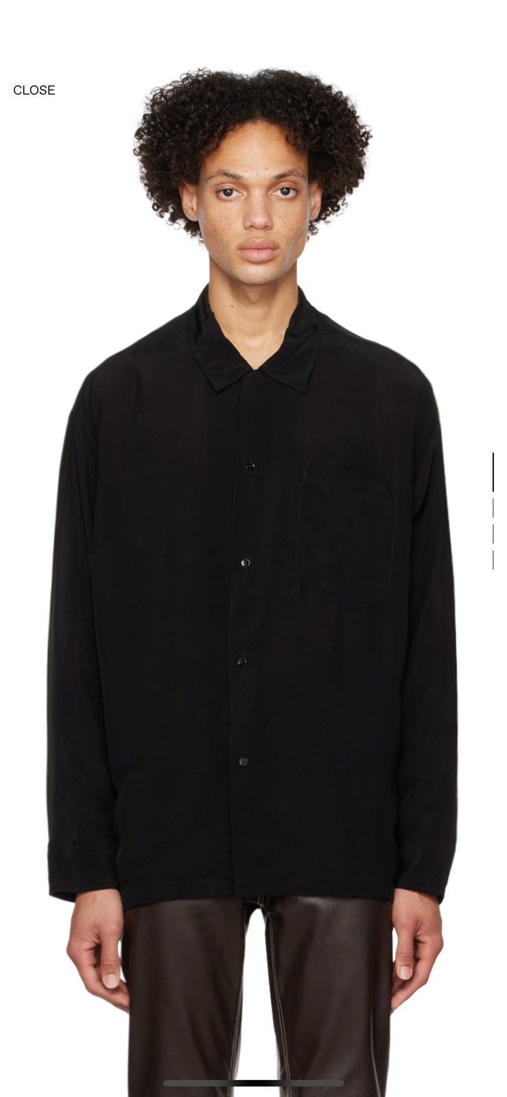 CMMN SWDN Black Arlo Shirt Size US XL / EU 56 / 4 - 1 Thumbnail