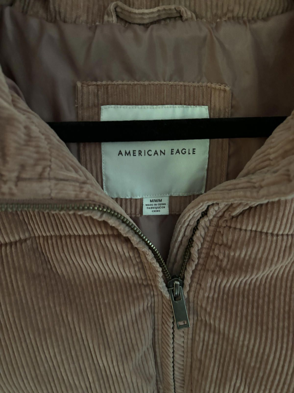 American Eagle Outfitters Dusty Rose American Eagle Corduroy Puffer Jacket M Size M / US 6-8 / IT 42-44 - 2 Thumbnail