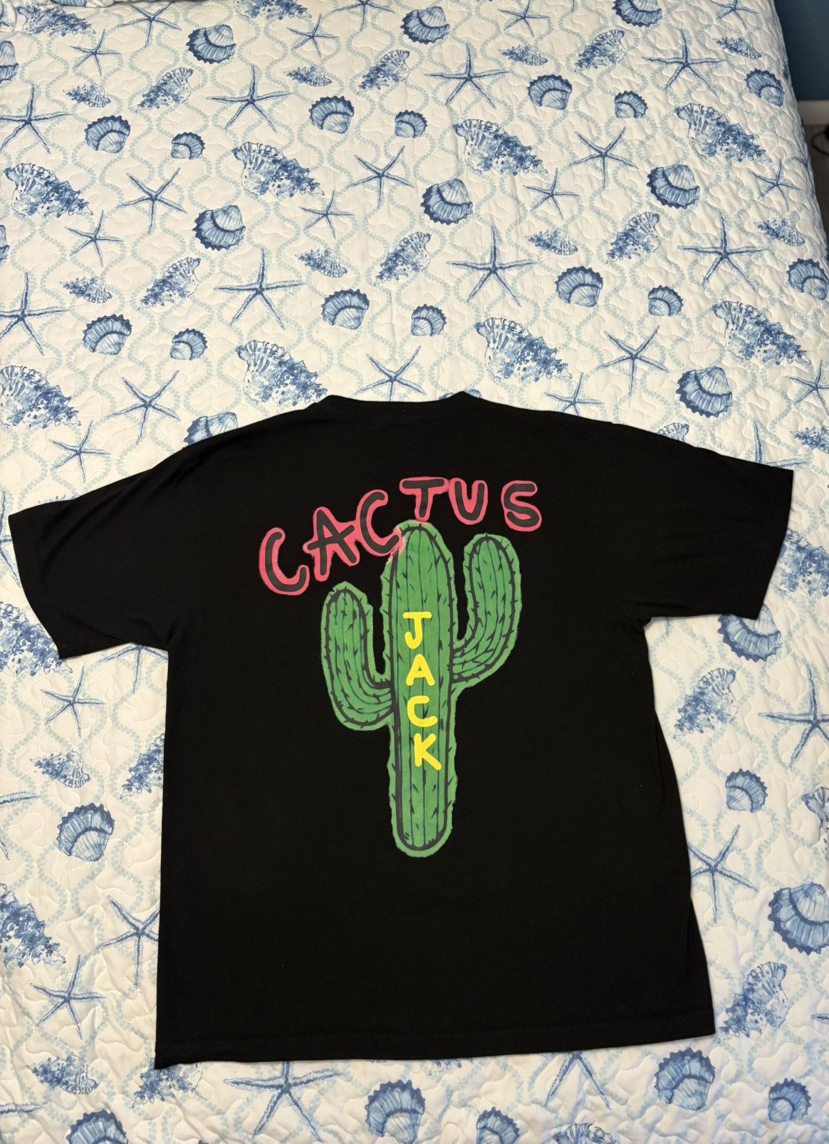 Spider × Travis Scott Cactus Jack x Sp5der Airbrush Tee