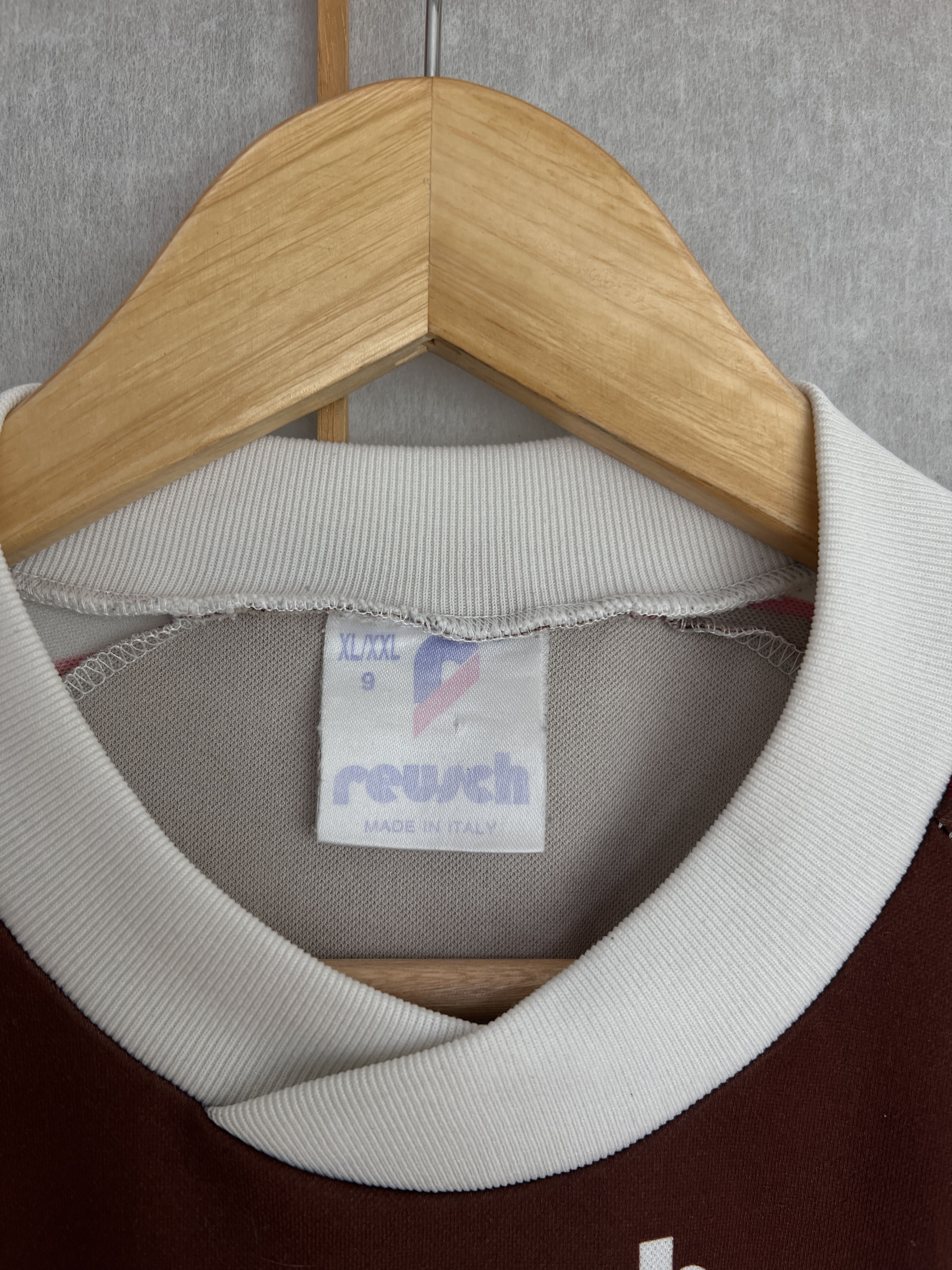 Other Rare! FC ST Pauli 1995 home striped football jersey reusch Size US XL / EU 56 / 4 - 13 Thumbnail