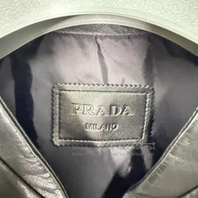 Other Prada Black Leather Women's Jacket Size S. Size S / US 4 / IT 40 - 7 Thumbnail