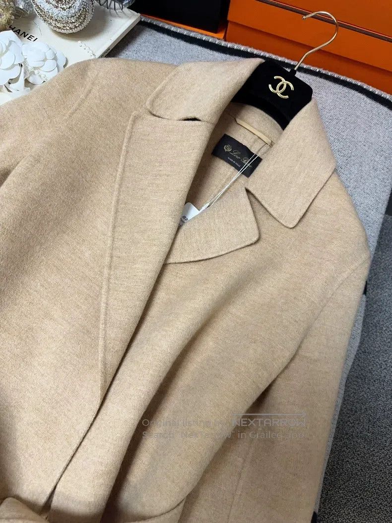 Loro Piana Loro Piana Honey Yellow Camel Long Cashmere Coat with Belt Size XS / US 0-2 / IT 36-38 - 9 Thumbnail