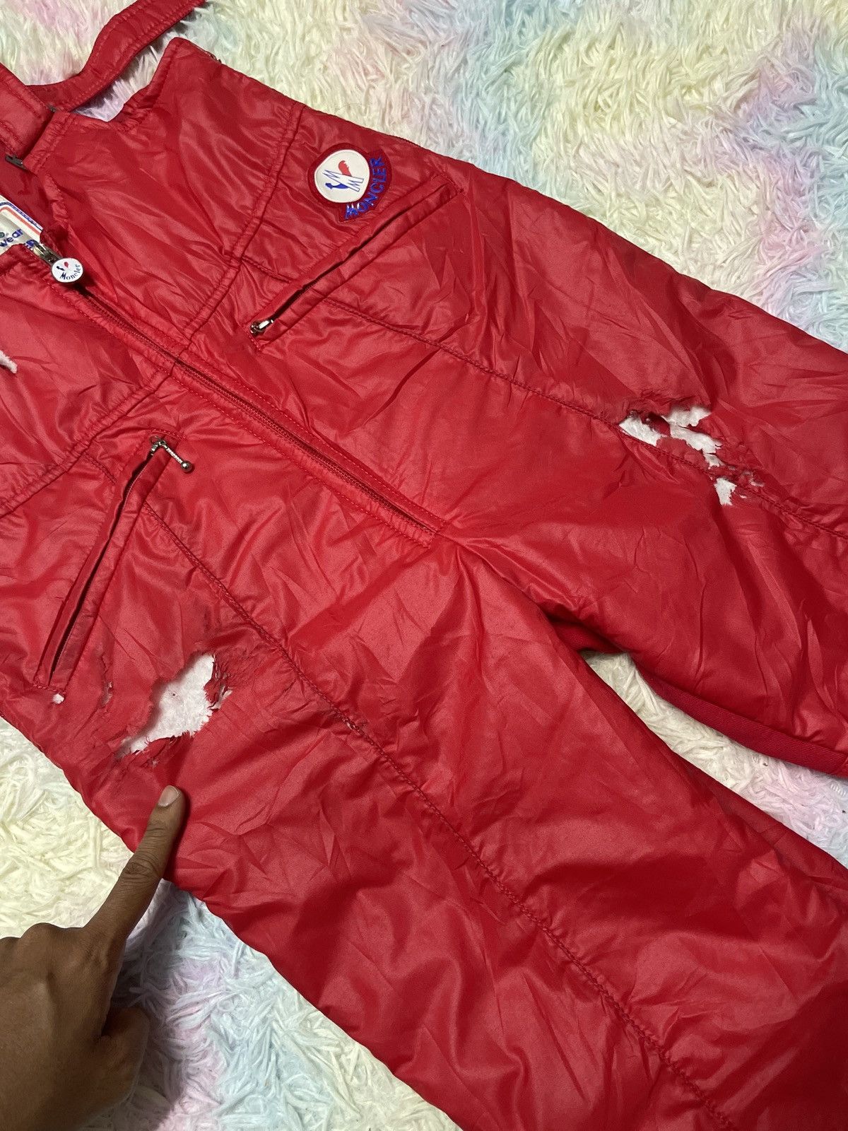 Moncler × Vintage Moncler overall snow ski pants Size US 31 - 12 Thumbnail