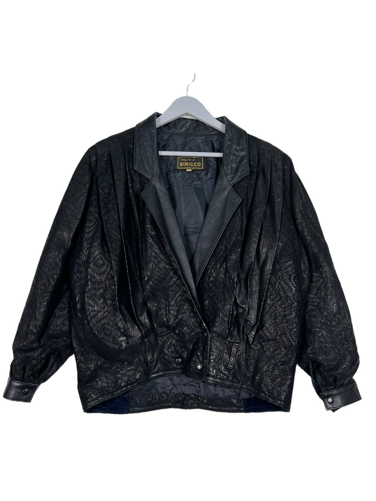 Japanese Brand 🔥 VINTAGE SERICCO CARDIGAN LEATHER JACKET Size US M / EU 48-50 / 2 - 2 Thumbnail