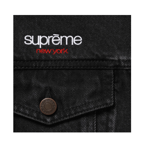 Supreme Supreme Denim Trucker Jacket Black Size Medium Size US M / EU 48-50 / 2 - 2 Thumbnail