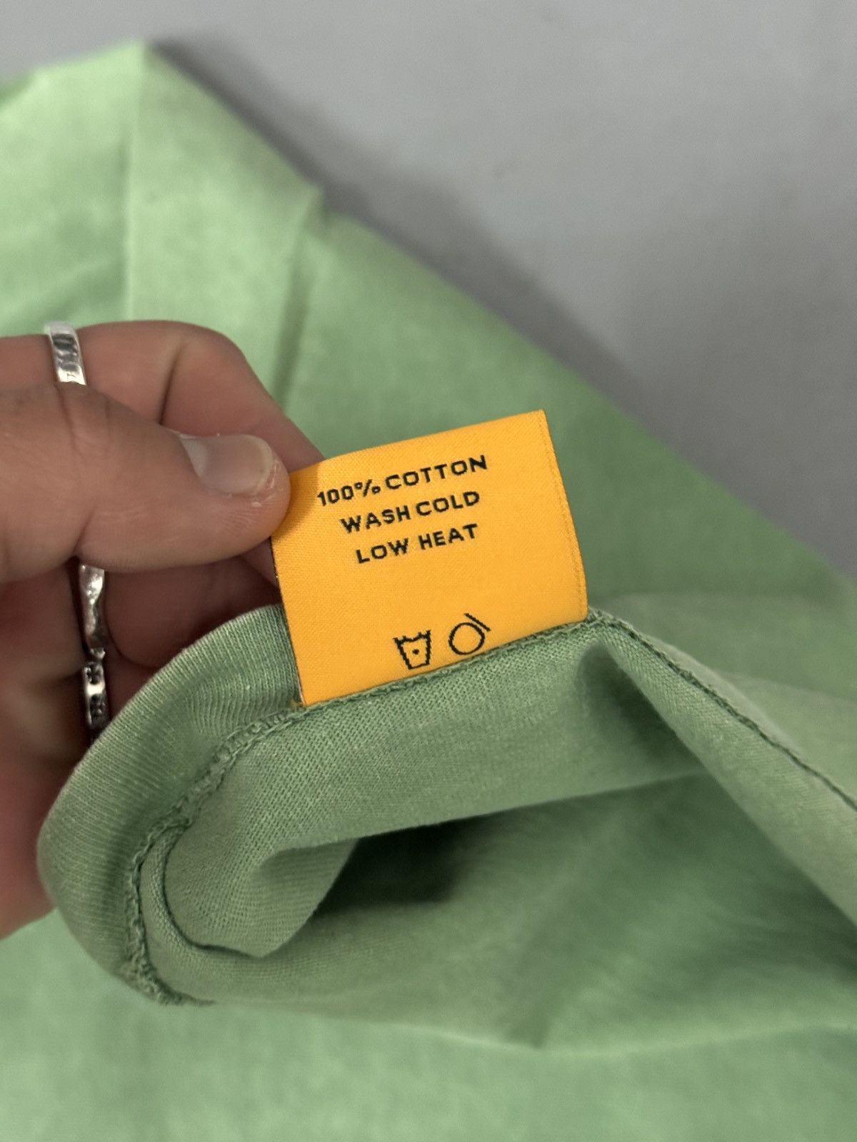 Gallery Dept. Gallery Dept Vintage Logo Jelly Green Tee Size US XL / EU 56 / 4 - 7 Thumbnail