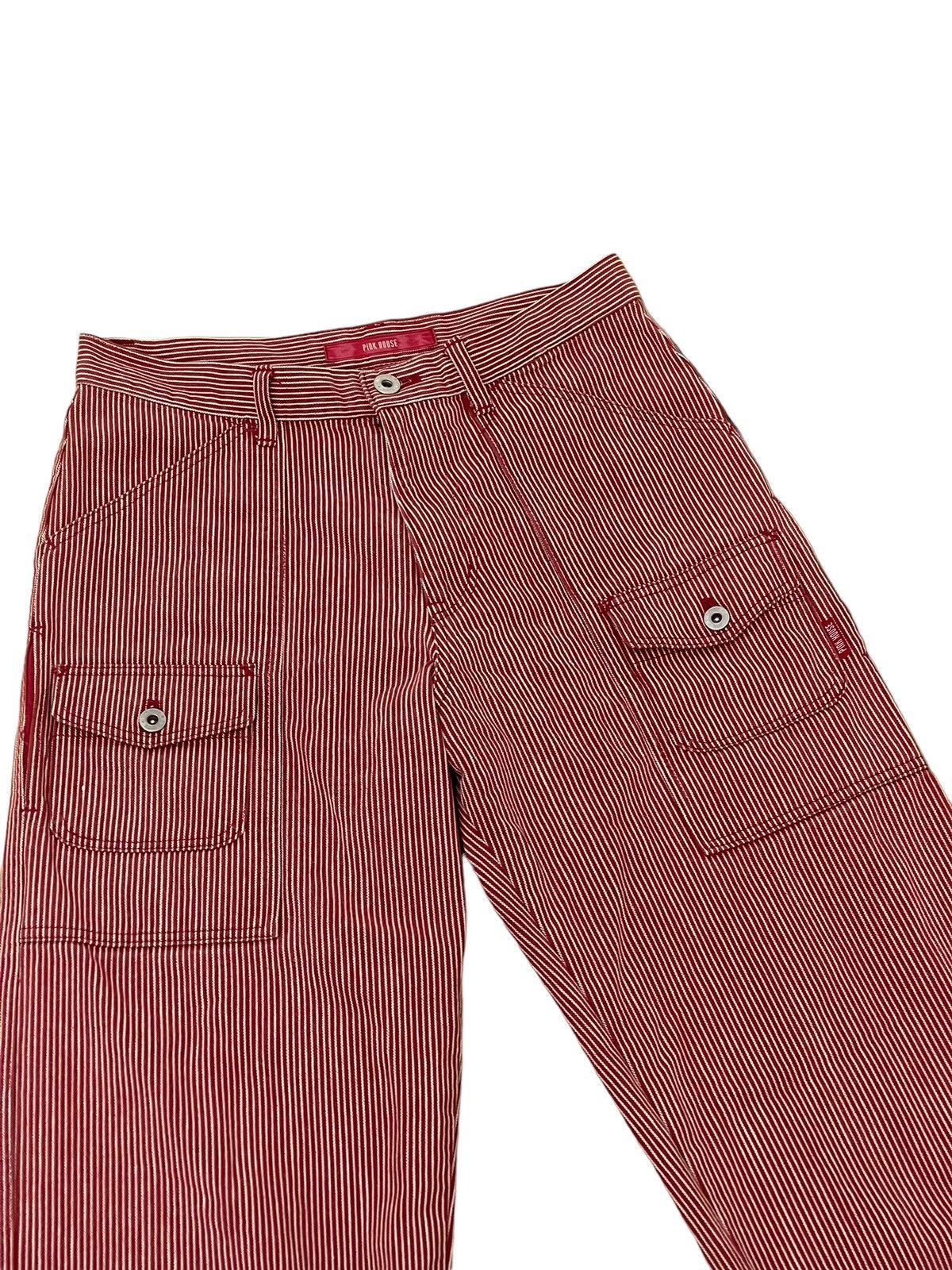Japanese Brand Hickory Bush Jeans Pink House Japan Striped Regular 7🟦9 Size US 28 / EU 44 - 6 Thumbnail