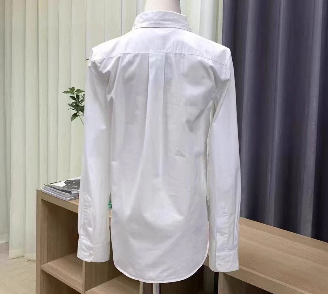 Miu Miu Miu Miu small logo embroidered long sleeve shirt 38 AC892 Size XS / US 0-2 / IT 36-38 - 6 Thumbnail