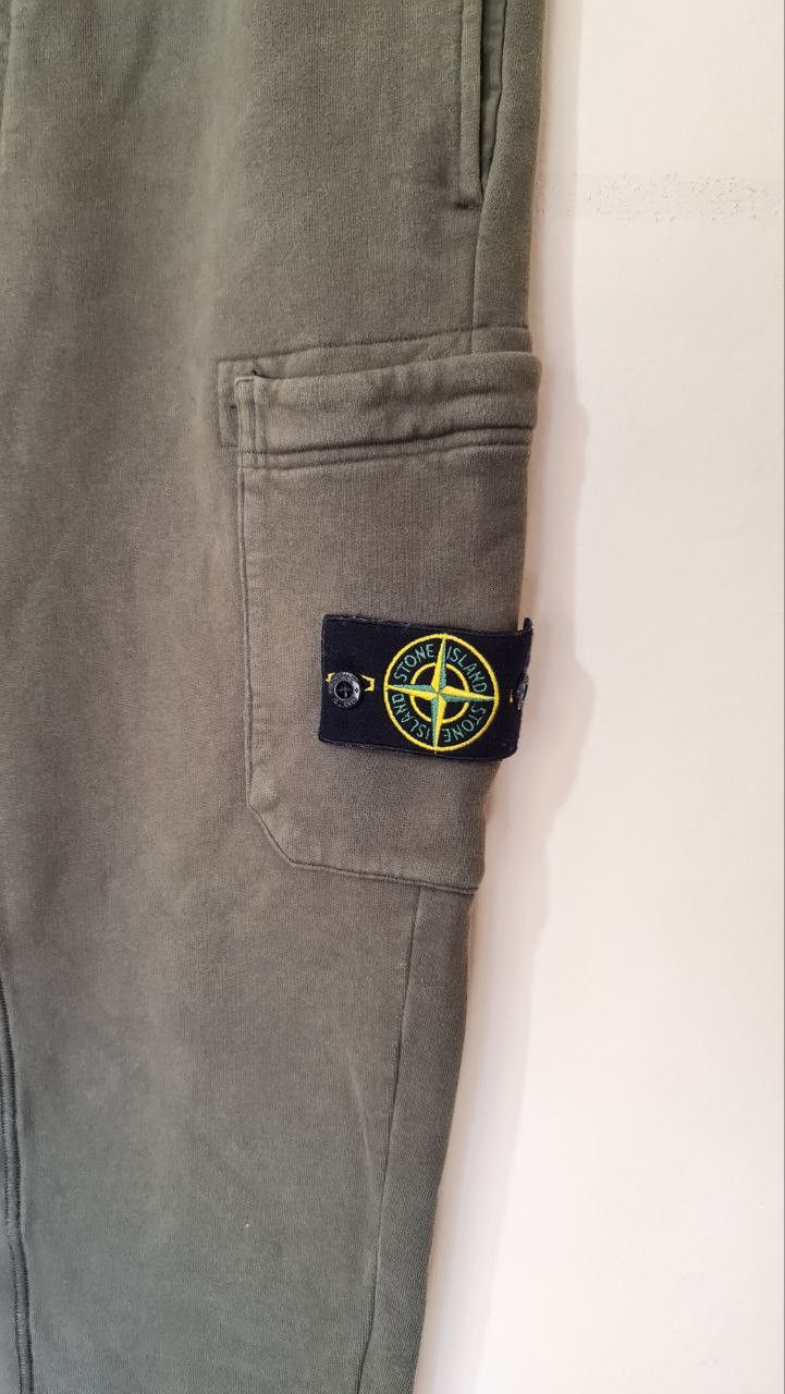Stone Island Stone Island Green Patch Sweatpants Size US 38 / EU 54 - 4 Thumbnail