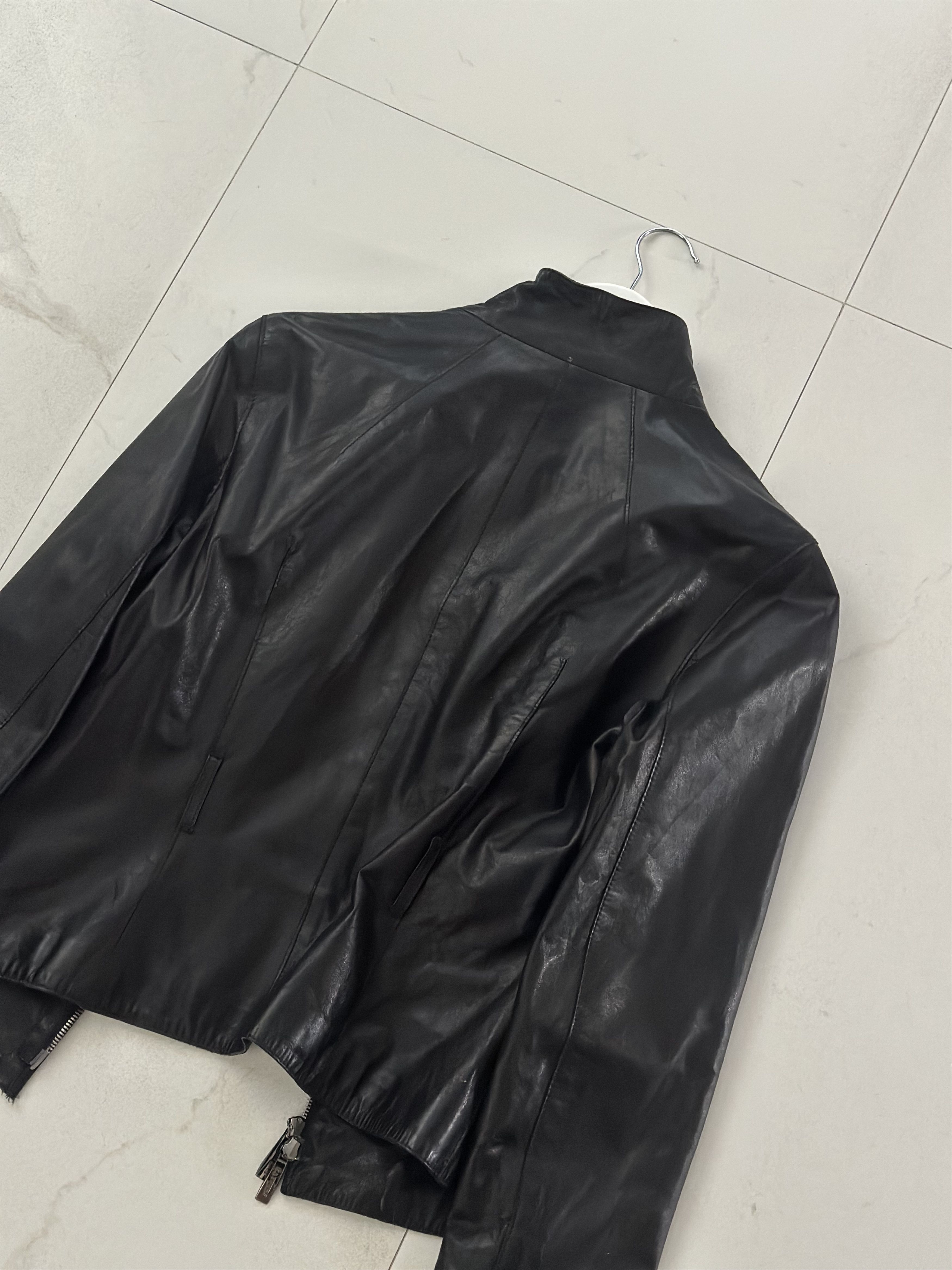 Other Women’s Leather Black Jacket ZAFFERS Size S / US 4 / IT 40 - 6 Thumbnail