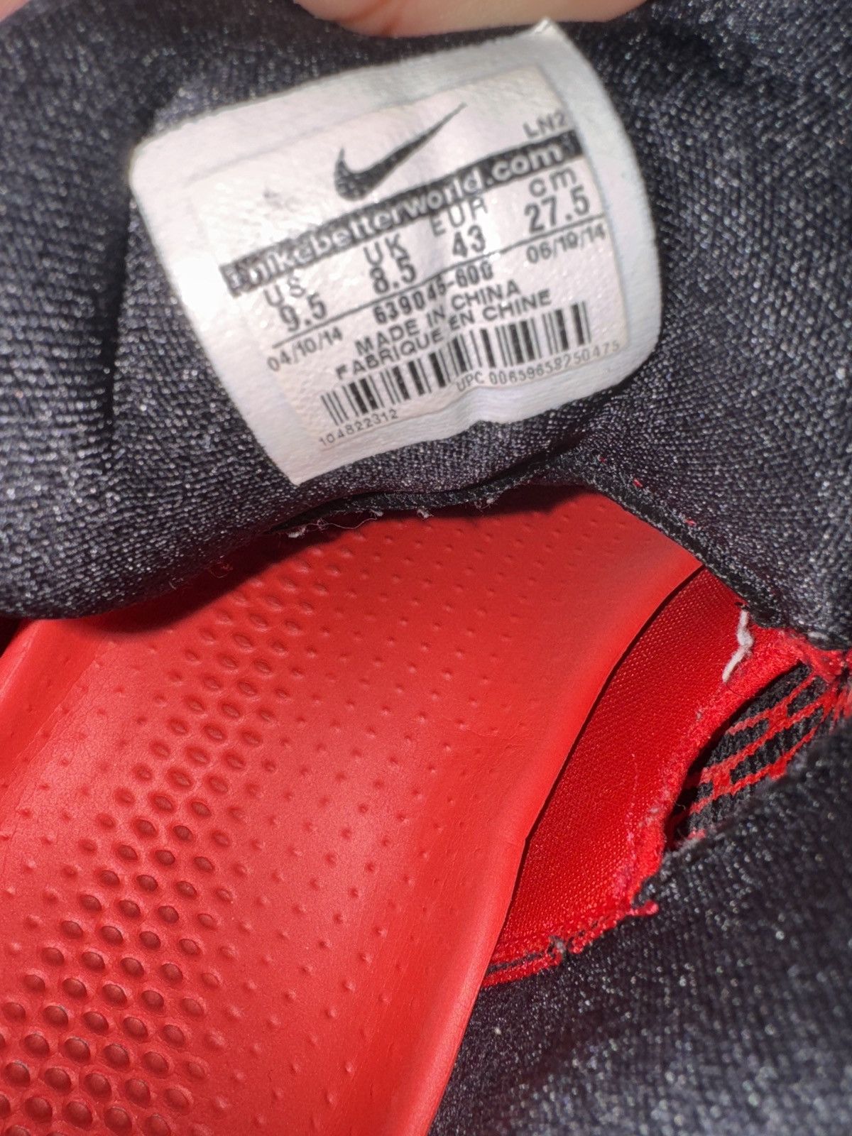 Nike Kobe 9 university red Size US 9.5 / EU 42-43 - 6 Thumbnail