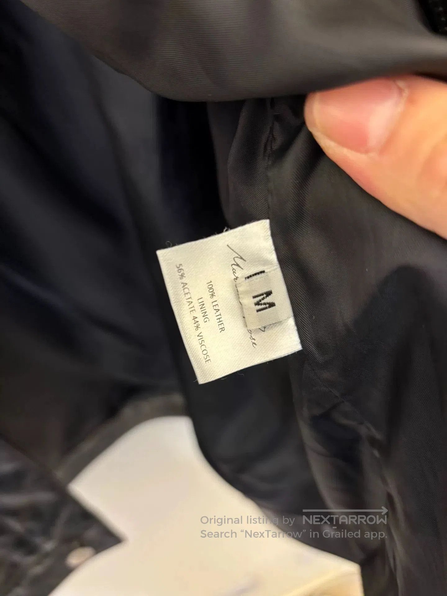 Martine Rose Martine Rose 18AW Oversized Leather Jacket. Size US M / EU 48-50 / 2 - 6 Thumbnail
