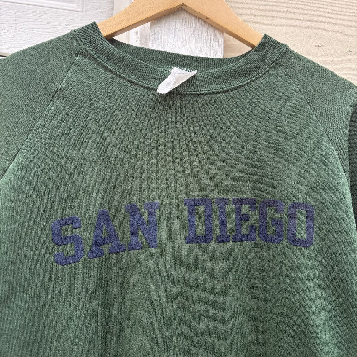 Fruit Of The Loom Vintage 80s San Diego Crewneck Size US M / EU 48-50 / 2 - 2 Thumbnail