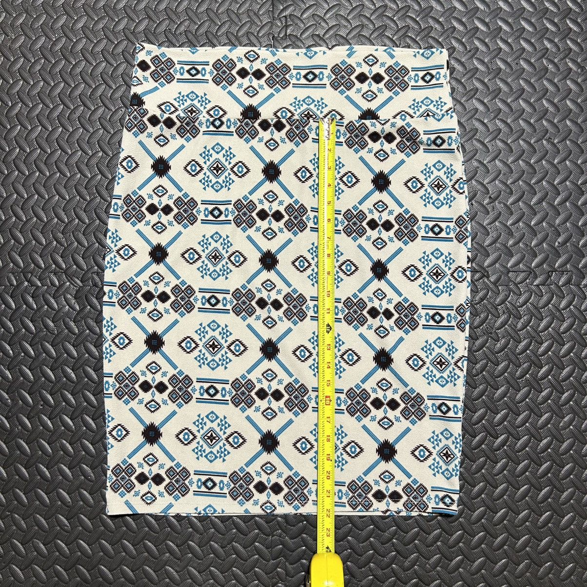 Other Lularoe Cassie Skirt Aztec Southwestern Star Women’s 2XL Size 42" / US 20 - 5 Thumbnail