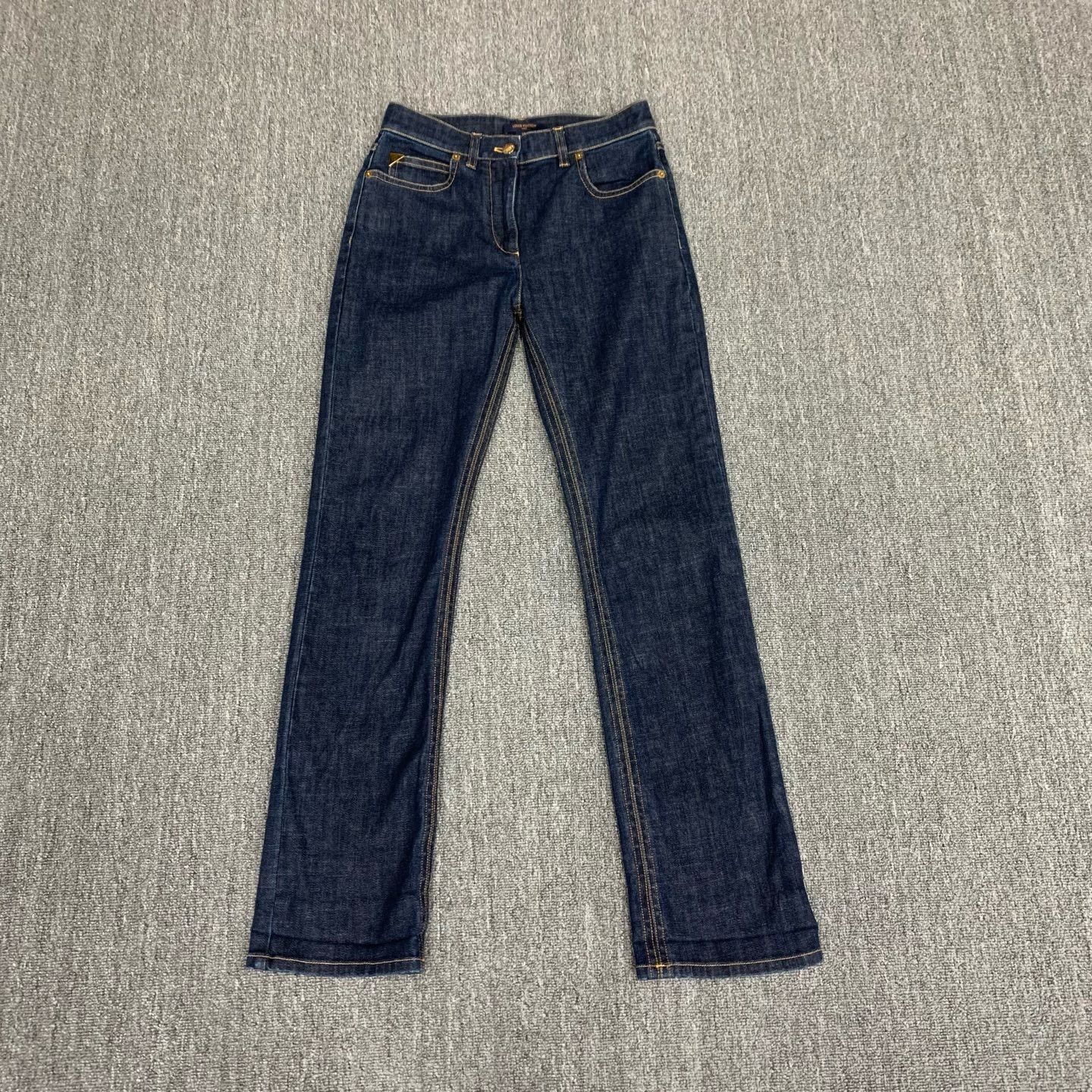Louis Vuitton Louis Vuitton Blue Monogram Patchwork Jeans Size US 34 / EU 50 - 1 Thumbnail