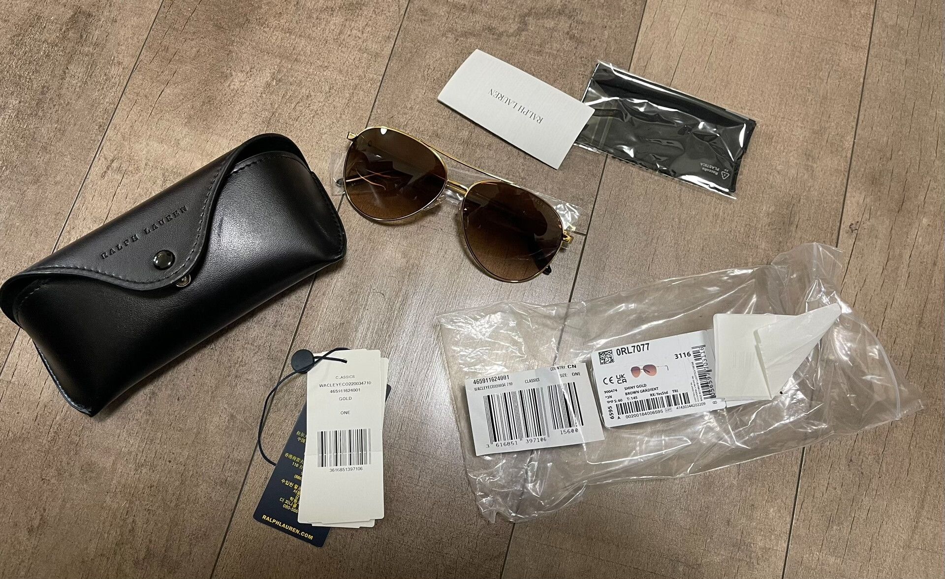 Ralph Lauren Purple Label Ralph Lauren Aviator Sunglasses Size ONE SIZE - 1 Thumbnail