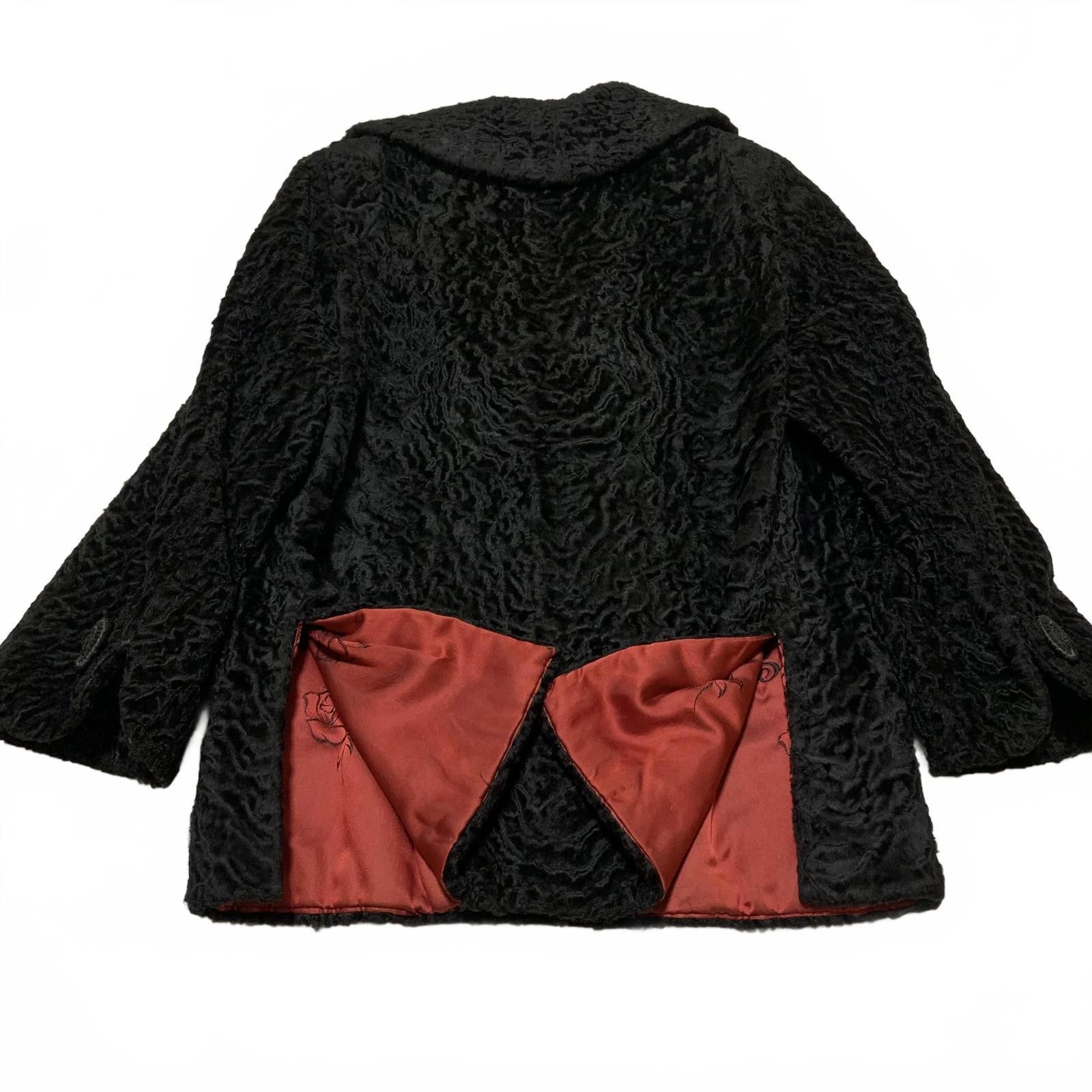 Other VTG Persian Lamb Mink Fur Coat Henri's Fur Salon NJ Size M / US 6-8 / IT 42-44 - 10 Thumbnail