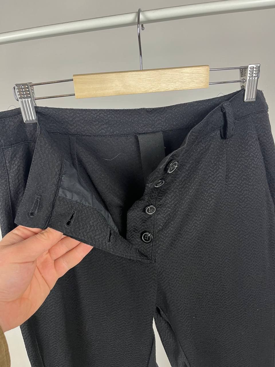 Rundholz Rundholz Black Label Women Black Pants Size M (0491) Size 35" - 4 Thumbnail