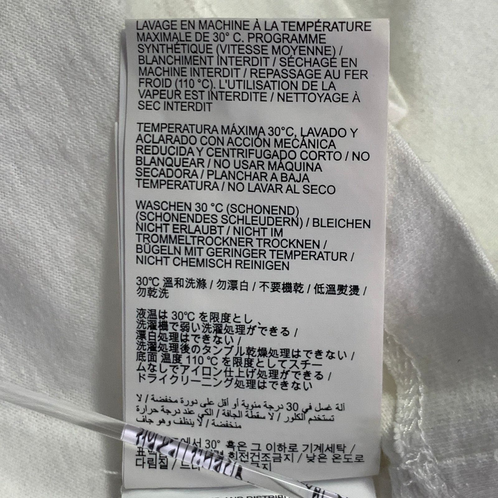 Off-White Size XS White Black Logo Cotton Crew-Neck T-shirt Size US XS / EU 42 / 0 - 12 Thumbnail