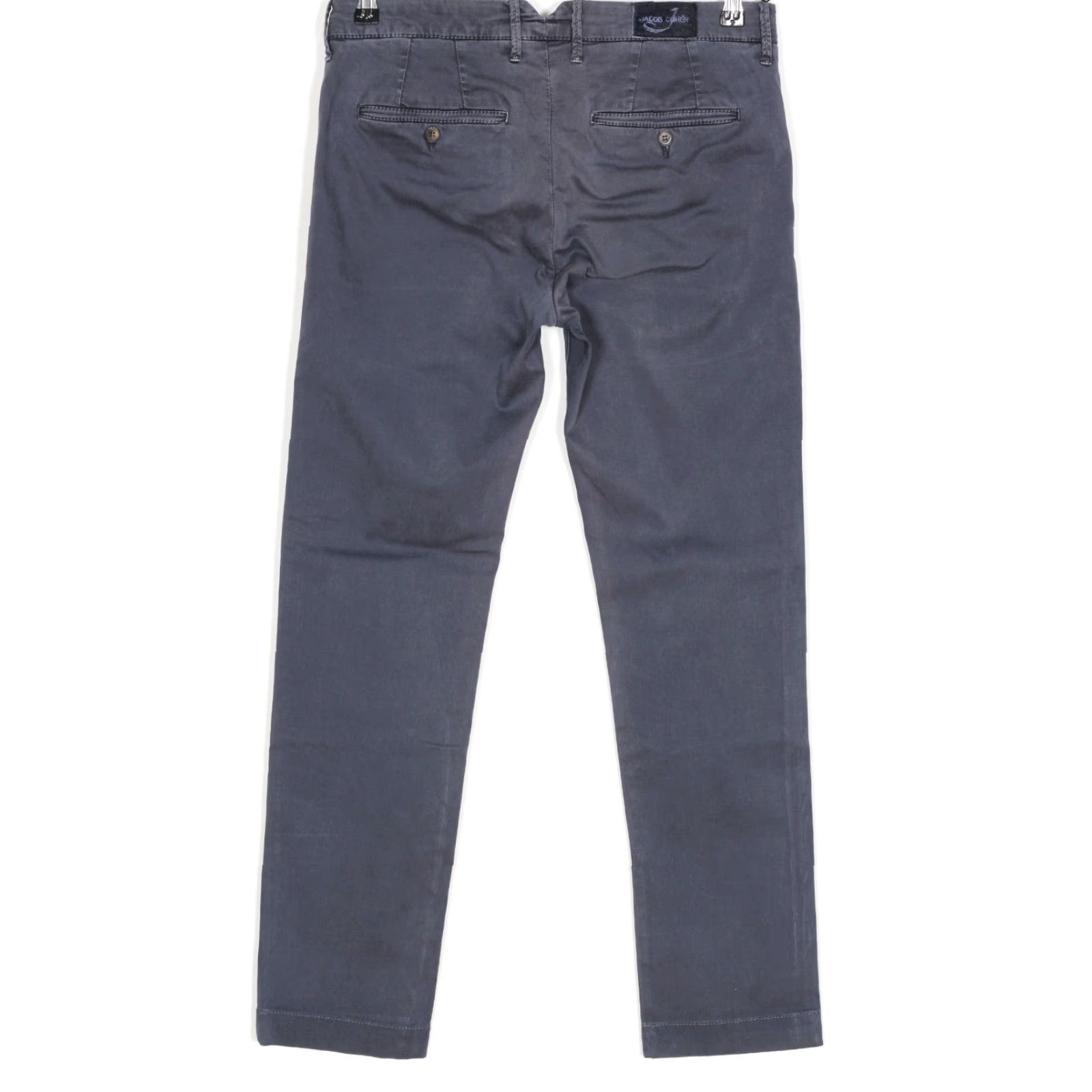 Jacob Cohen JACOB COHEN ACADEMY BOBBY Comfort Stretch Chino Trousers Men 32 Regular Blue Cotton Elastane Slim 30x30 DZ7778 Size US 32 / EU 48 - 2 Thumbnail