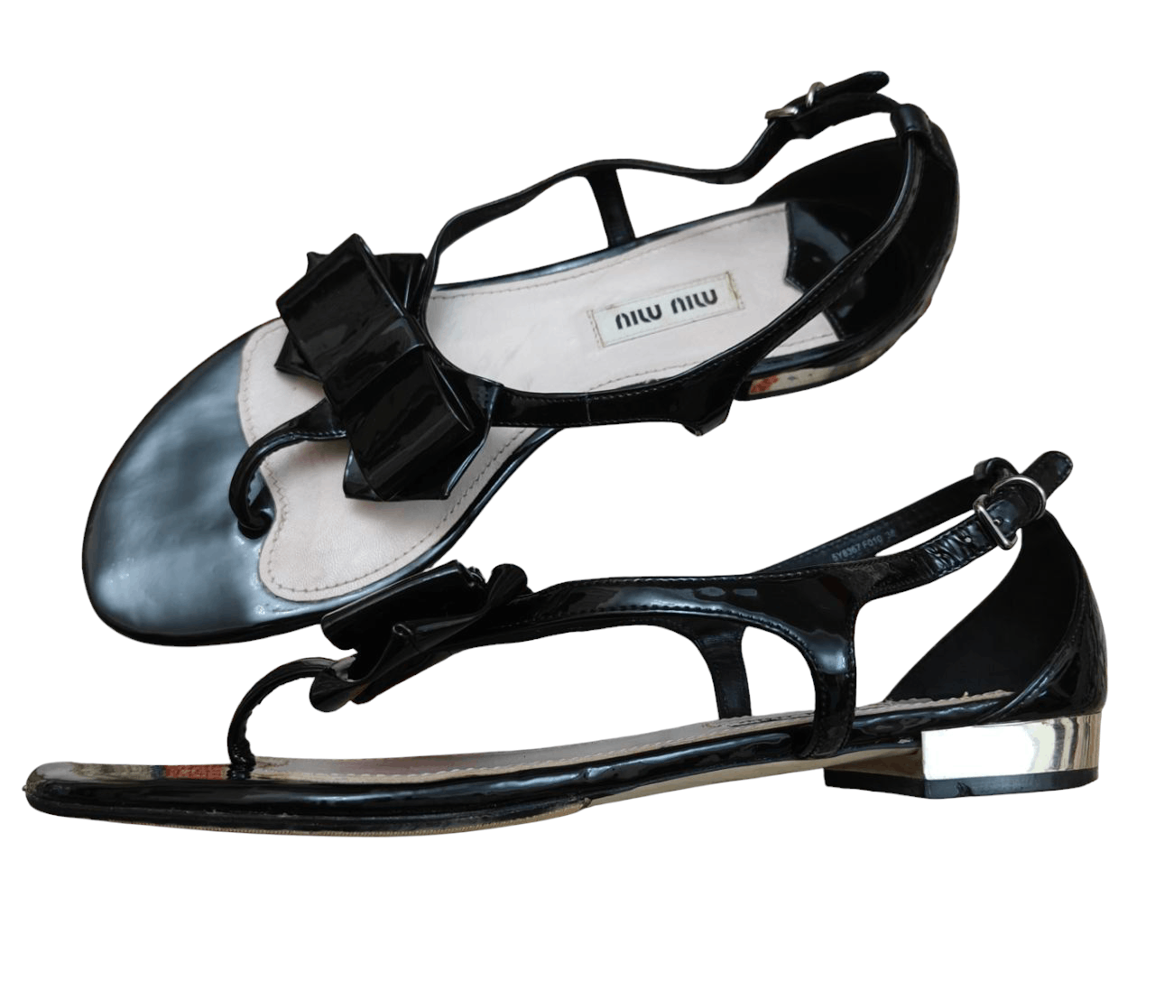 Miu Miu Miu Miu Sandals Size US 8 / IT 38 - 1 Thumbnail