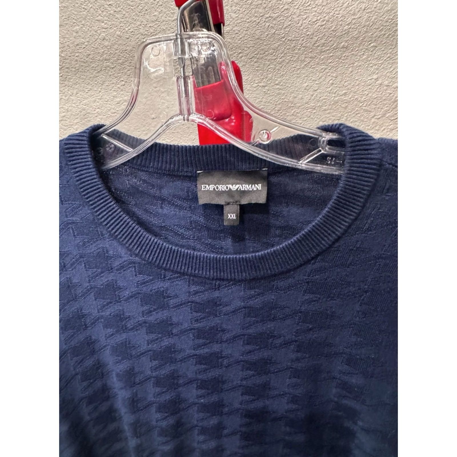 Emporio Armani Emporio Armani Sweater 2XL Multicolor Stitched Pullover Men 长 Size US XXL / EU 58 / 5 - 5 Thumbnail