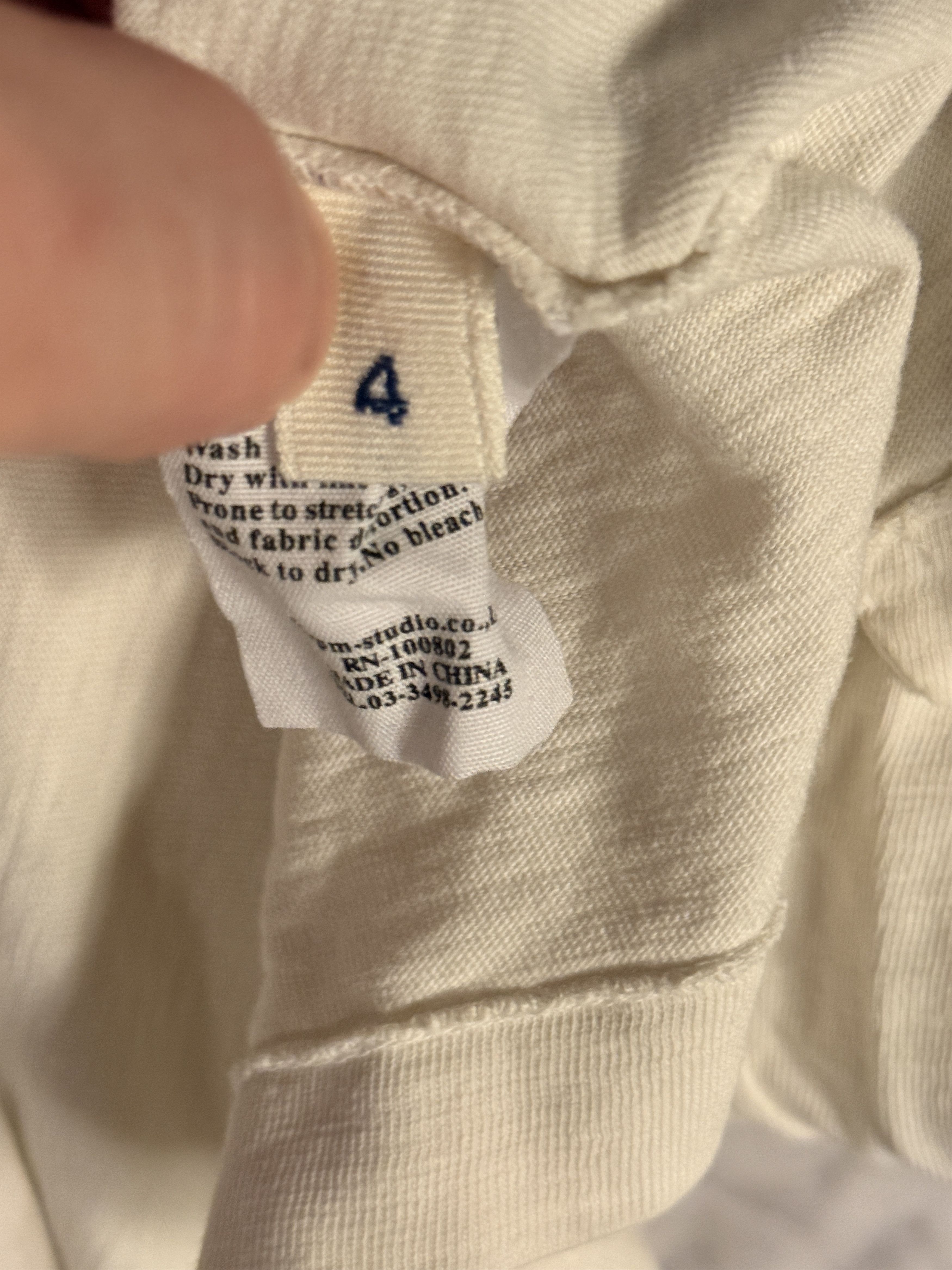 45rpm Single stitch vintage style Cotton Surf Tee Size US XL / EU 56 / 4 - 7 Thumbnail