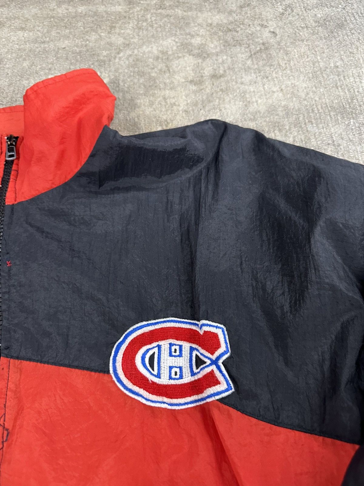NHL × Vintage Vintage 90s Ravens Montreal Canadiens NHL Windbreaker Jacket Size US S / EU 44-46 / 1 - 5 Thumbnail