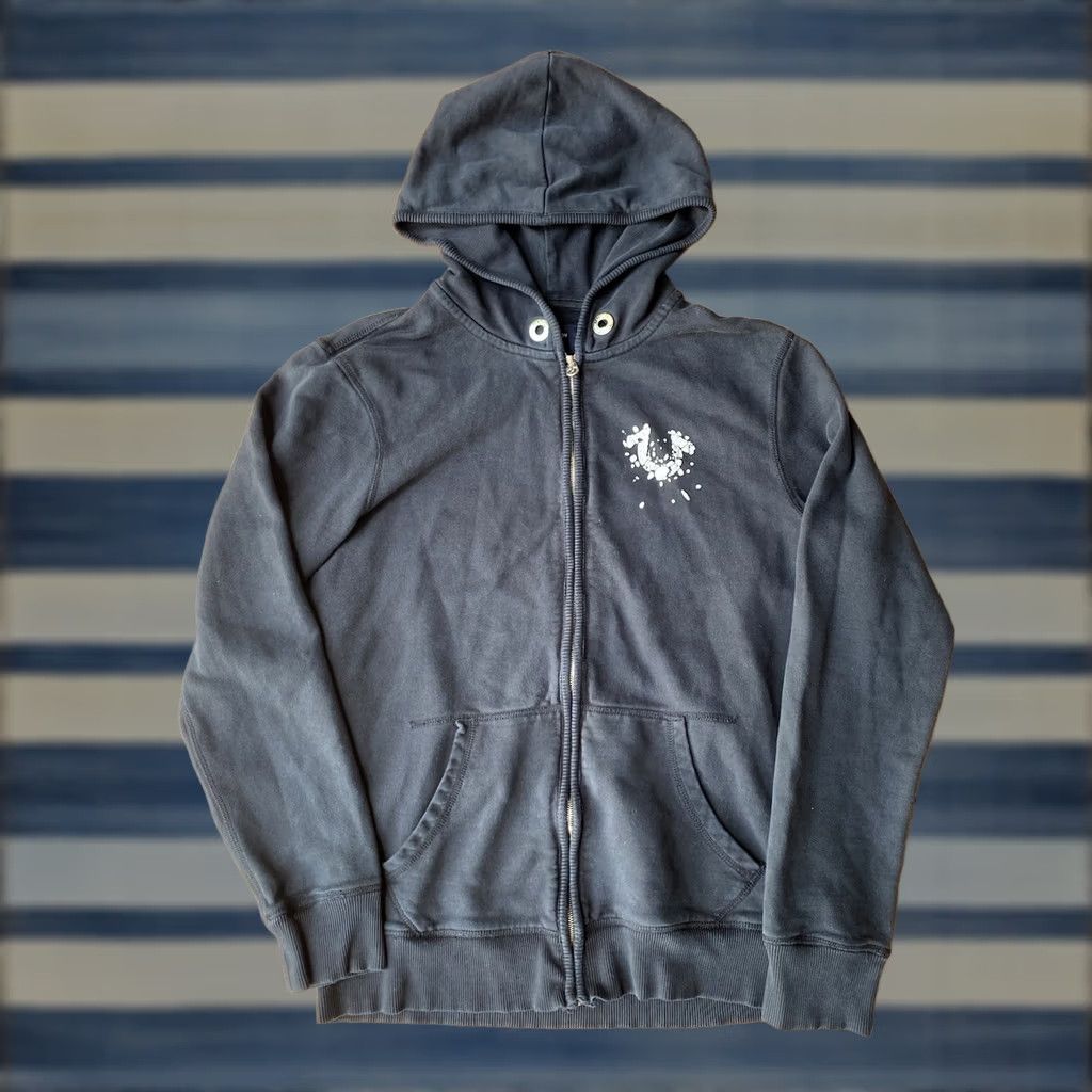 True Religion VINTAGE True Religion Horseshoe Shattered Zip Up Hoodie Sweatshirt Womens Small Size XS / US 0-2 / IT 36-38 - 1 Thumbnail