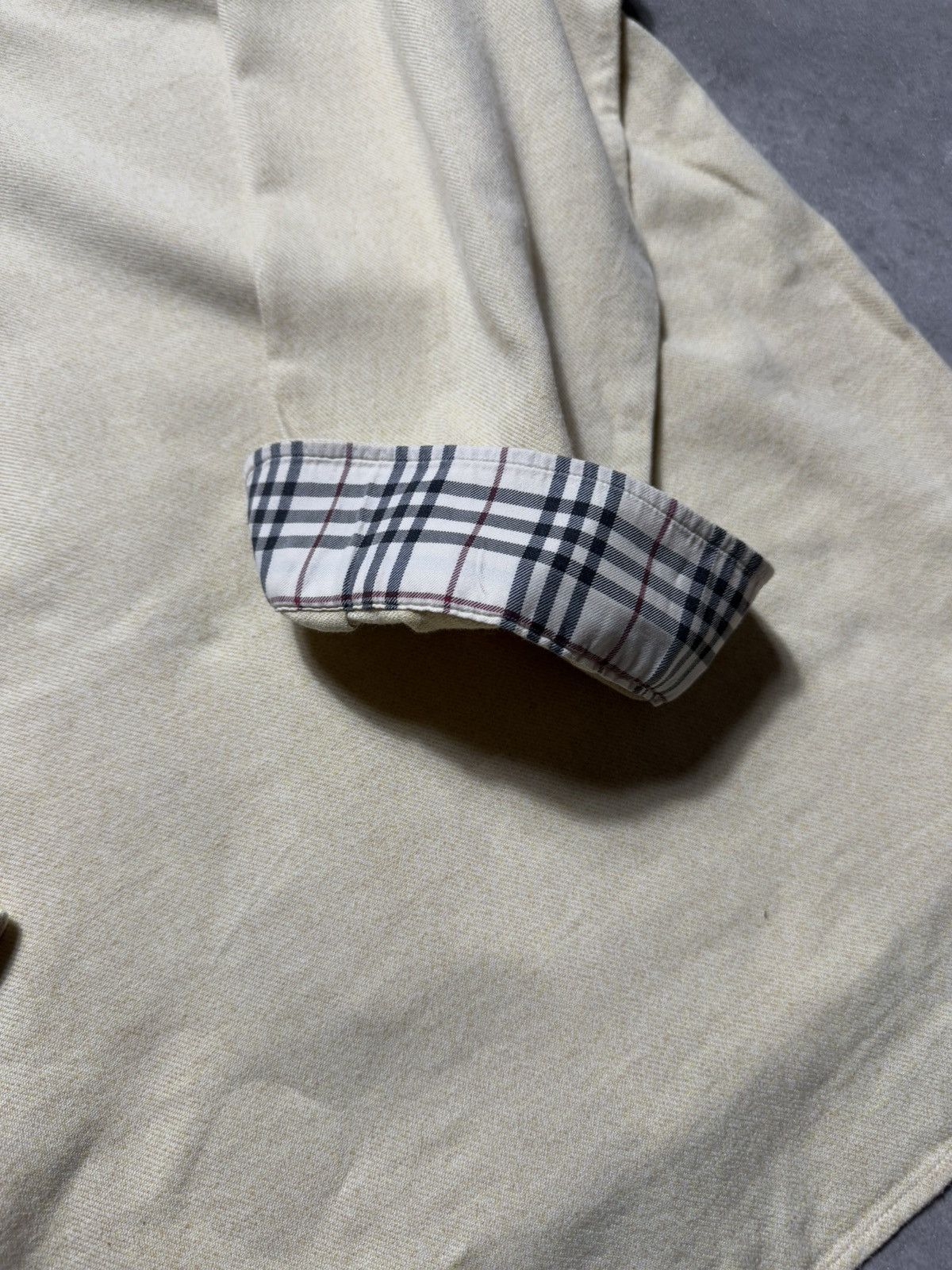 Burberry × Vintage Burberry Shirt Beige Vintage 90s Oversize Fit Elegance Size US L / EU 52-54 / 3 - 10 Thumbnail