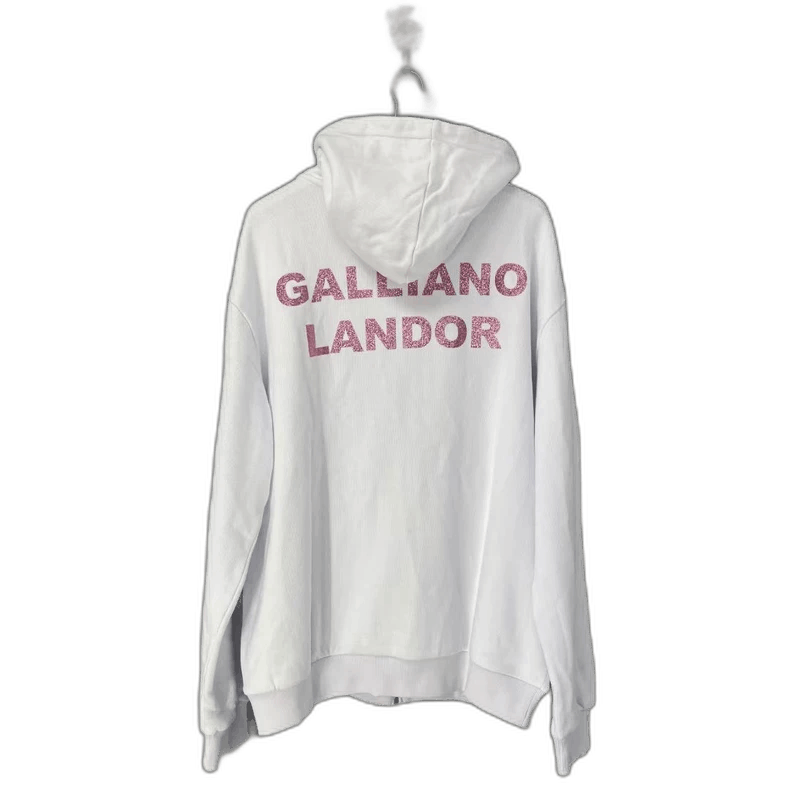 John Galliano John galliano 1990s wolf wool hoodie | Grailed