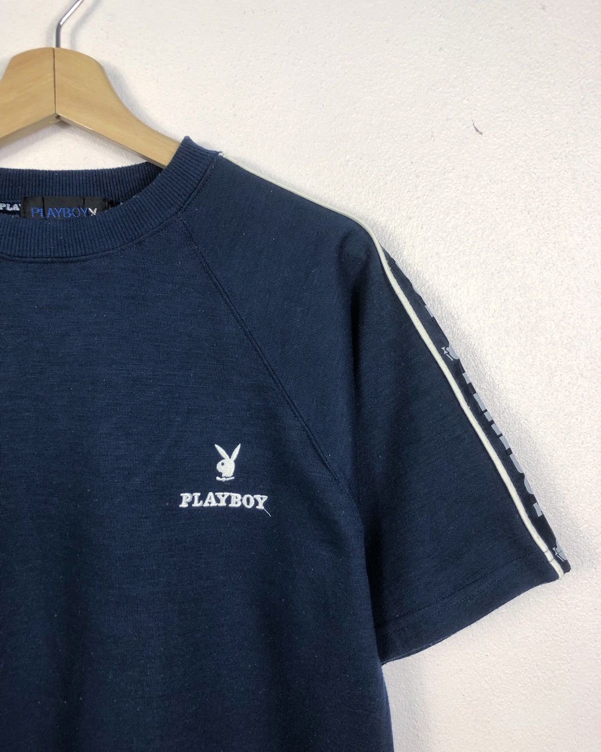 Playboy Rare Vintage Playboy Embroidered Big Logo Tee Size US M / EU 48-50 / 2 - 4 Thumbnail