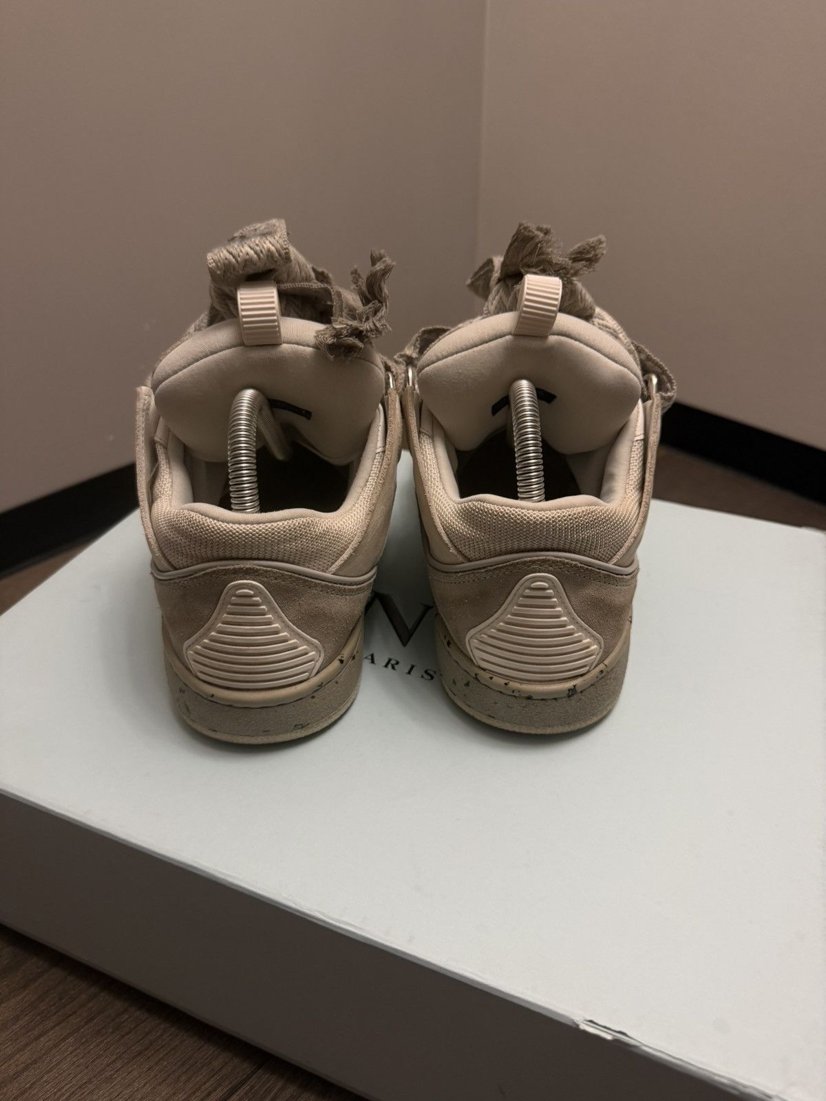 Lanvin Lanvin Curb Beige/Grey Size US 7 / EU 40 - 5 Thumbnail