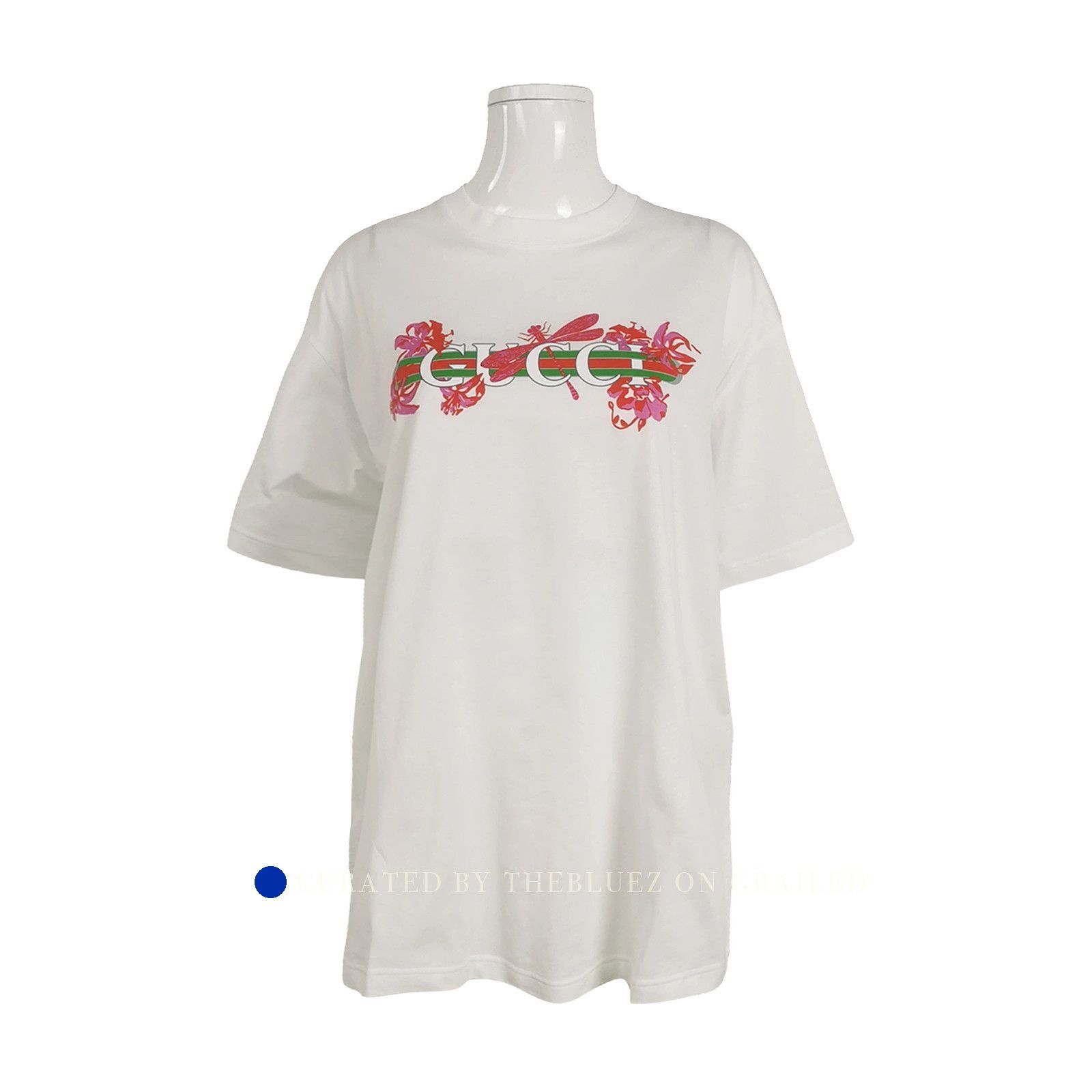 Gucci Floral Logo Short Sleeve Tee Size US L / EU 52-54 / 3 - 1 Thumbnail